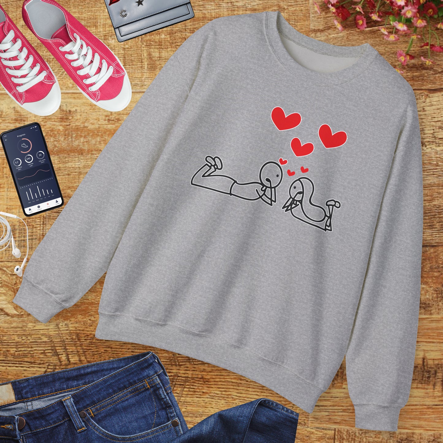 💞Love Looks Like This - Cozy Connection Sweatshirt