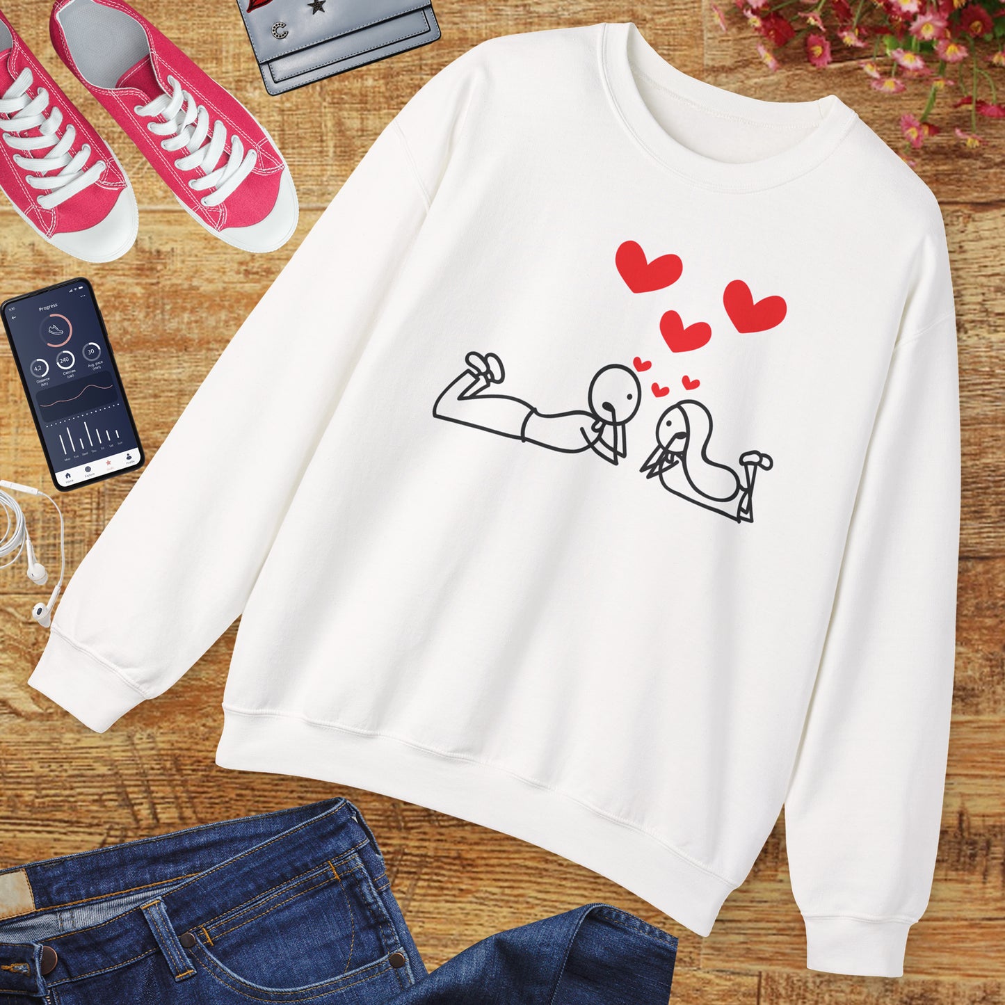 💞Love Looks Like This - Cozy Connection Sweatshirt