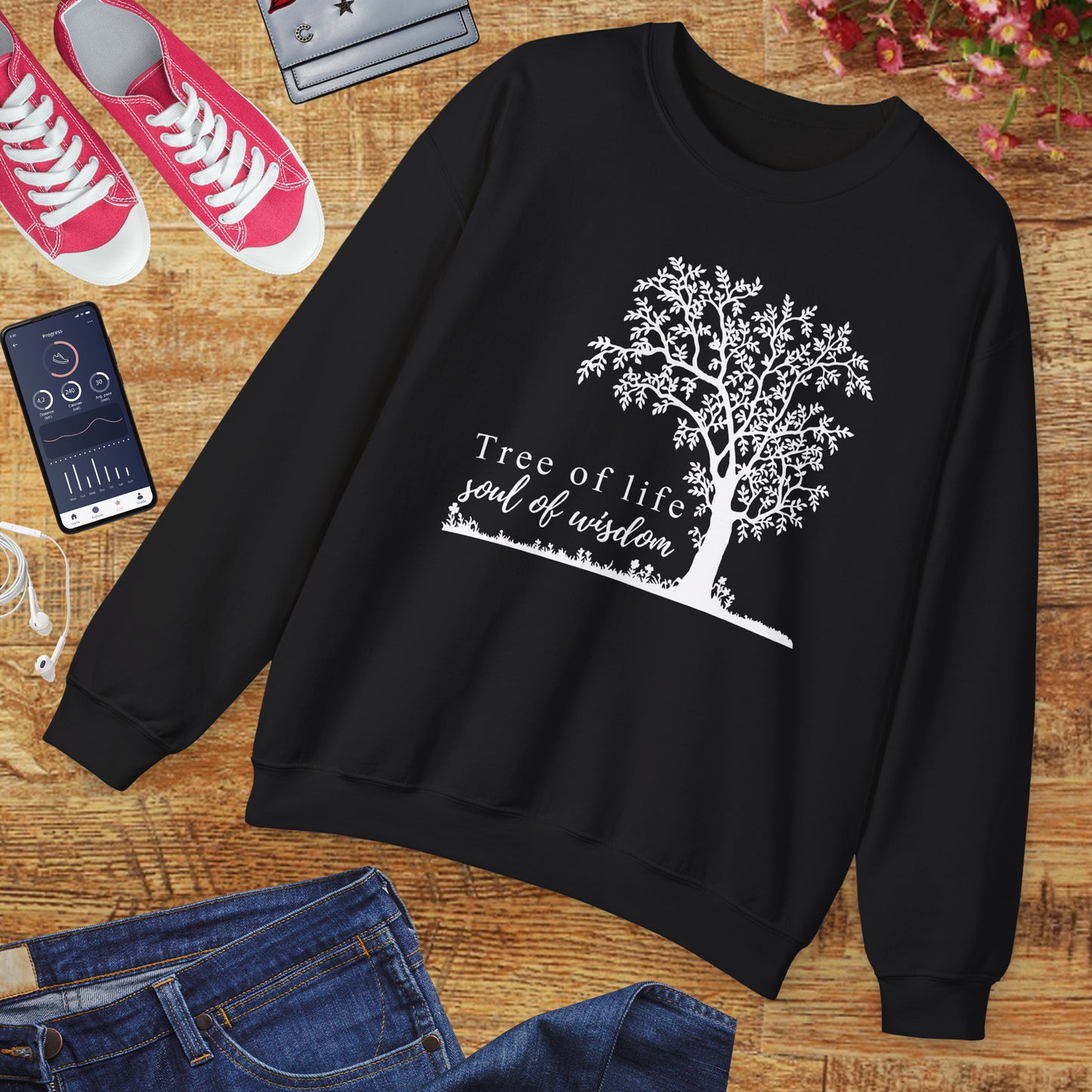 🌳Tree of Life 🌿 - Soul of Wisdom Crewneck Sweatshirt