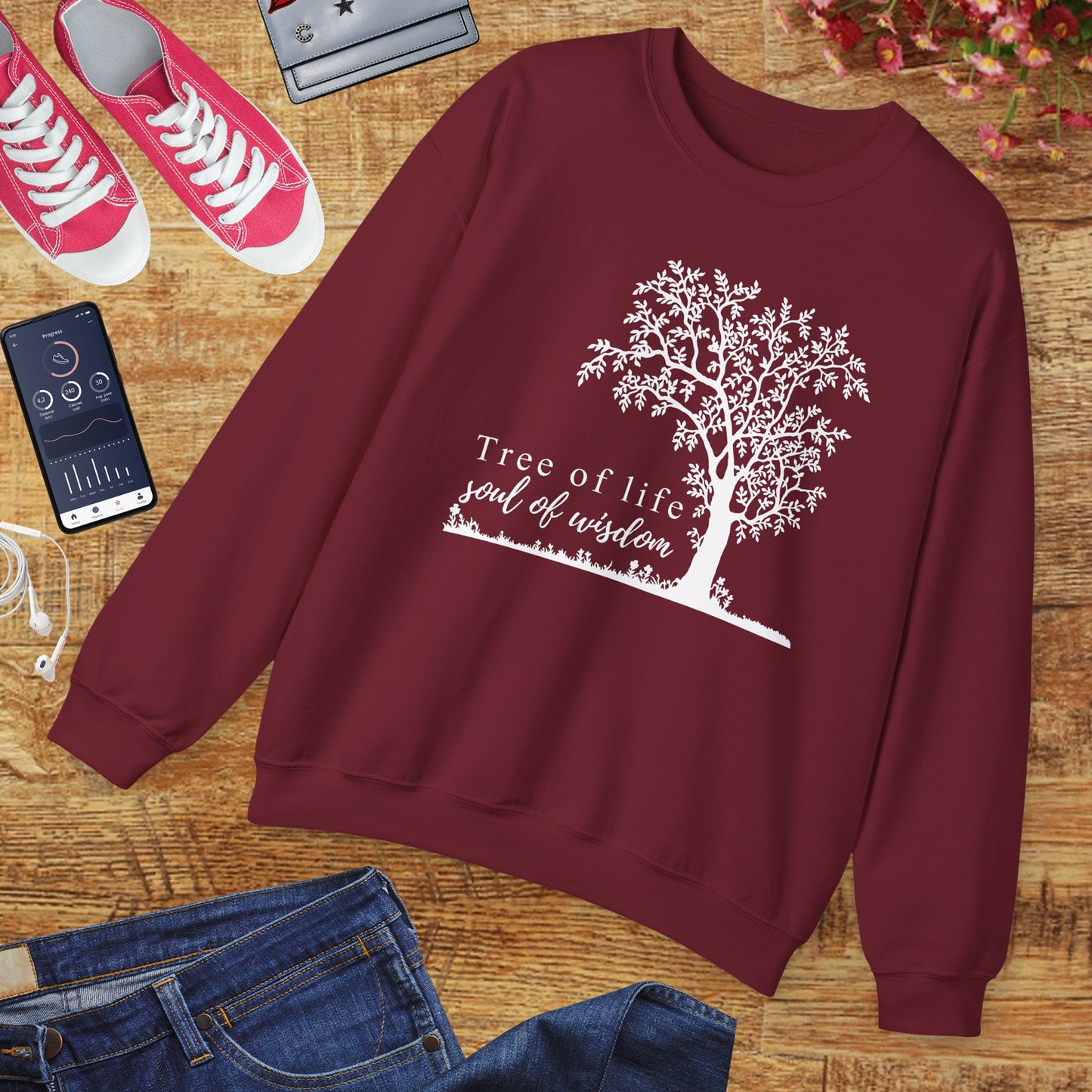 🌳Tree of Life 🌿 - Soul of Wisdom Crewneck Sweatshirt