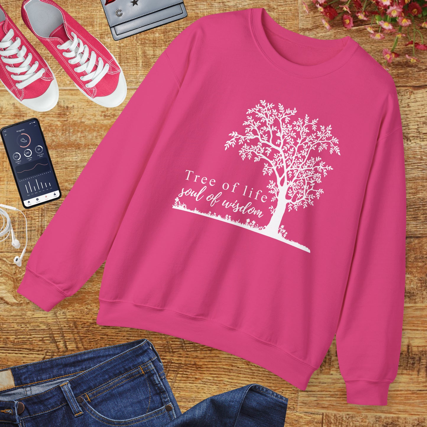 🌳Tree of Life 🌿 - Soul of Wisdom Crewneck Sweatshirt