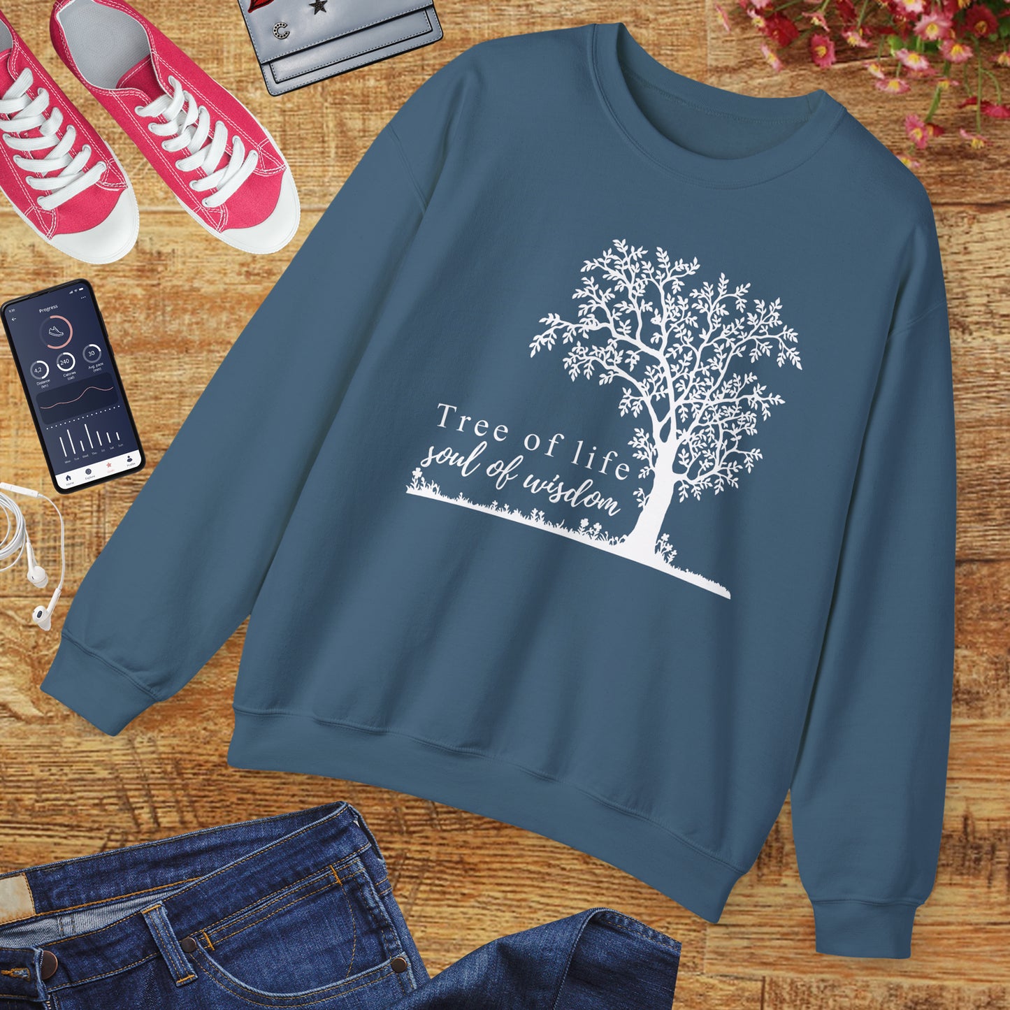 🌳Tree of Life 🌿 - Soul of Wisdom Crewneck Sweatshirt