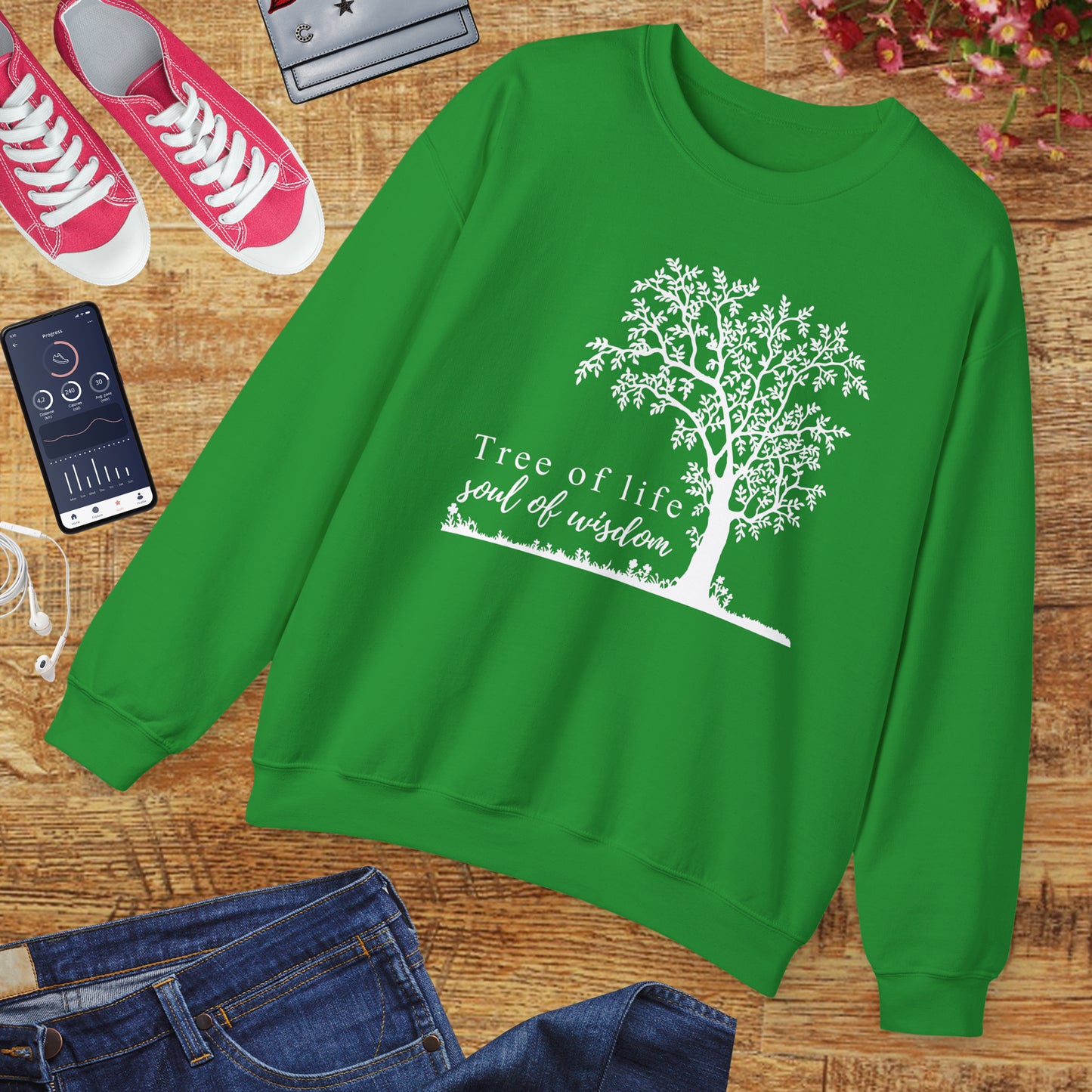 🌳Tree of Life 🌿 - Soul of Wisdom Crewneck Sweatshirt