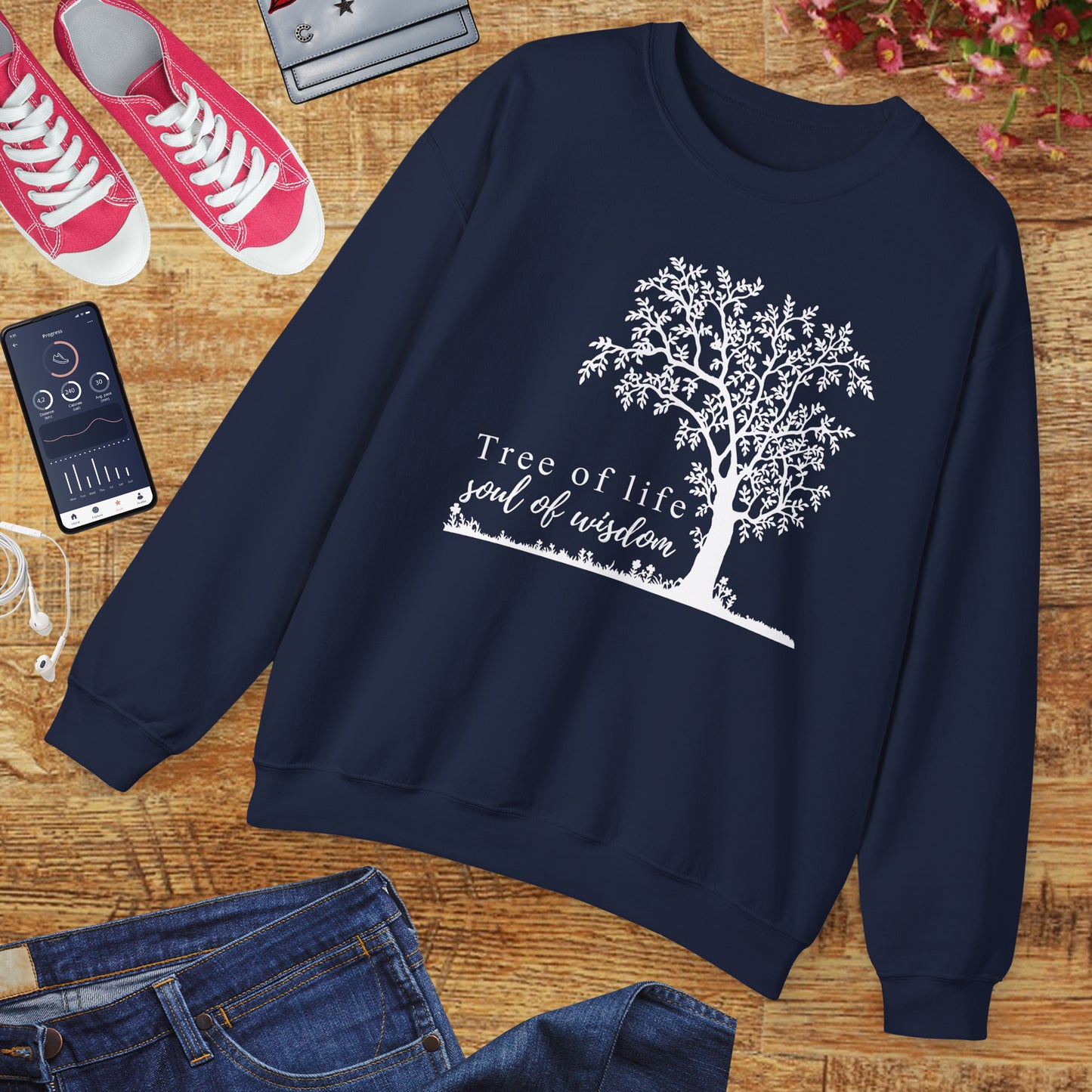 🌳Tree of Life 🌿 - Soul of Wisdom Crewneck Sweatshirt