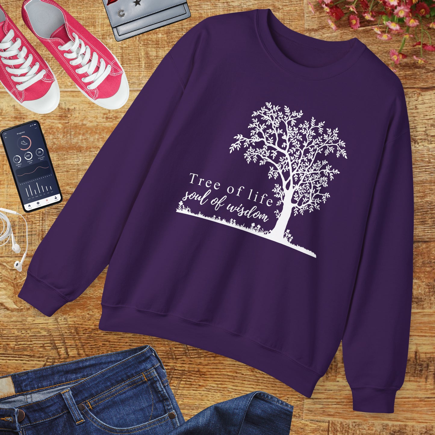 🌳Tree of Life 🌿 - Soul of Wisdom Crewneck Sweatshirt