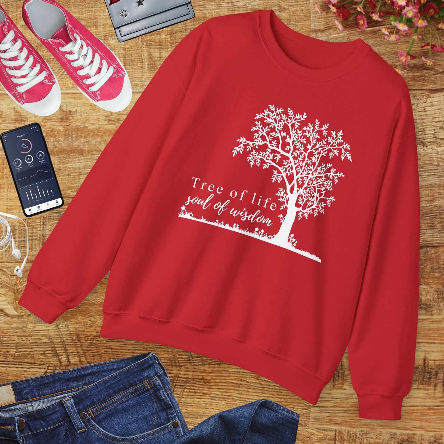 🌳Tree of Life 🌿 - Soul of Wisdom Crewneck Sweatshirt
