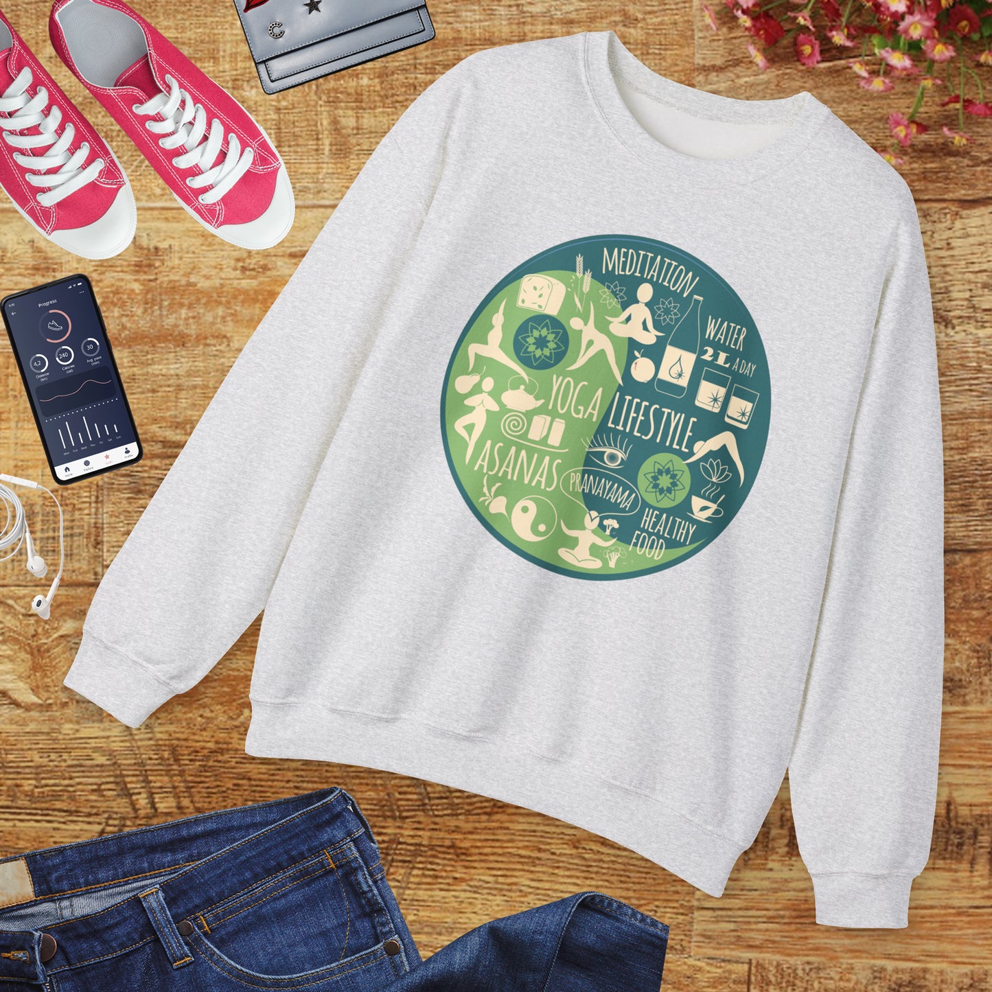 🌀Align Within - Live the Yoga Way Crewneck Sweatshirt