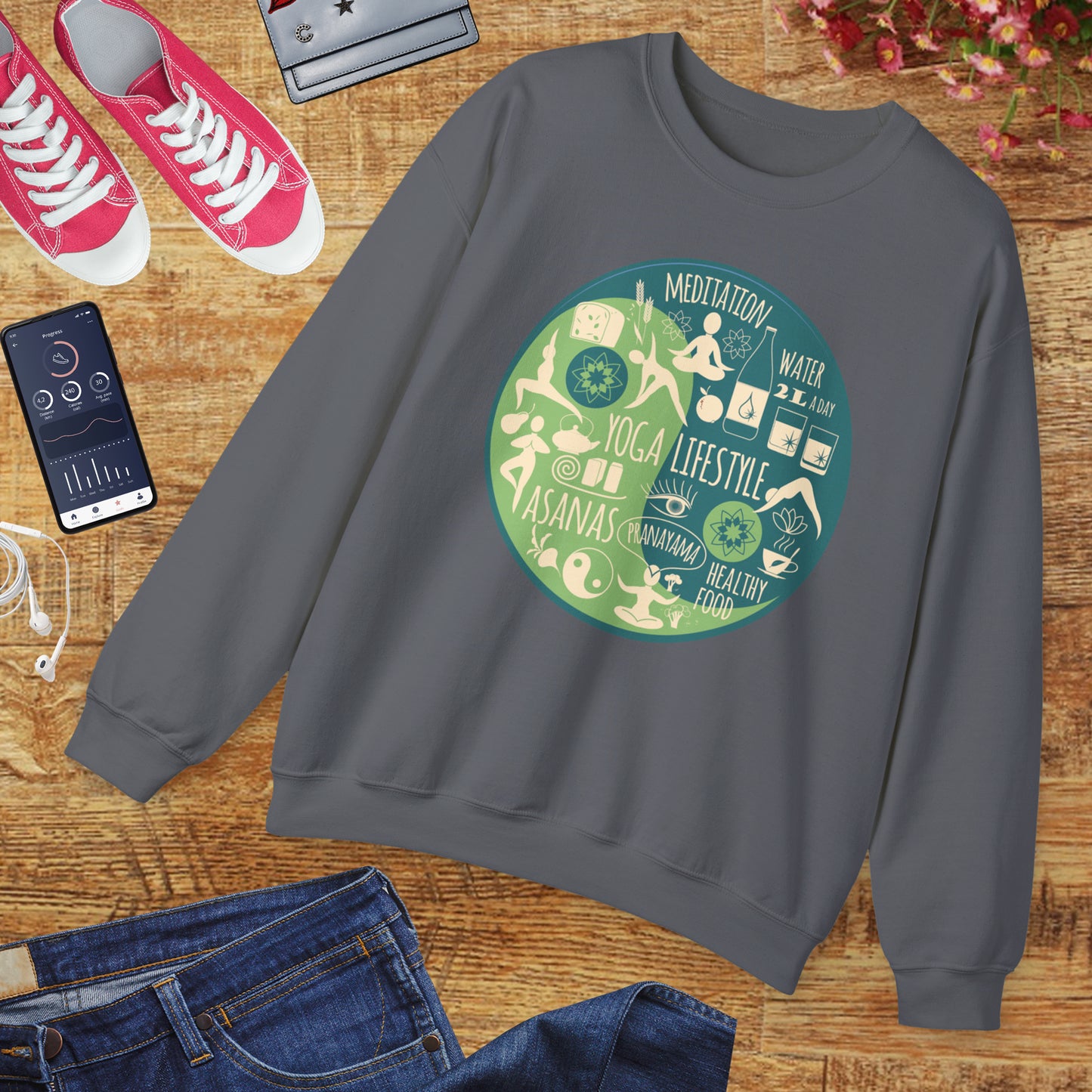 🌀Align Within - Live the Yoga Way Crewneck Sweatshirt