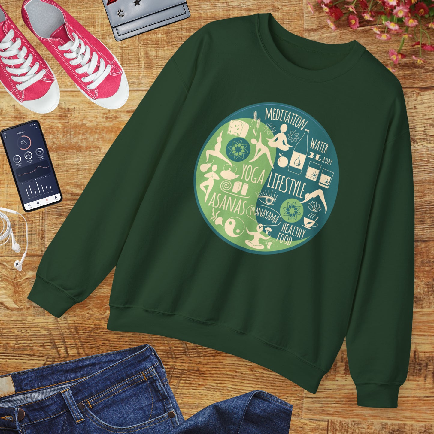 🌀Align Within - Live the Yoga Way Crewneck Sweatshirt