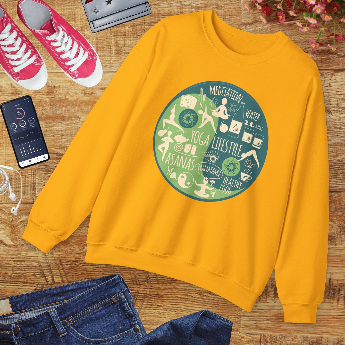 🌀Align Within - Live the Yoga Way Crewneck Sweatshirt