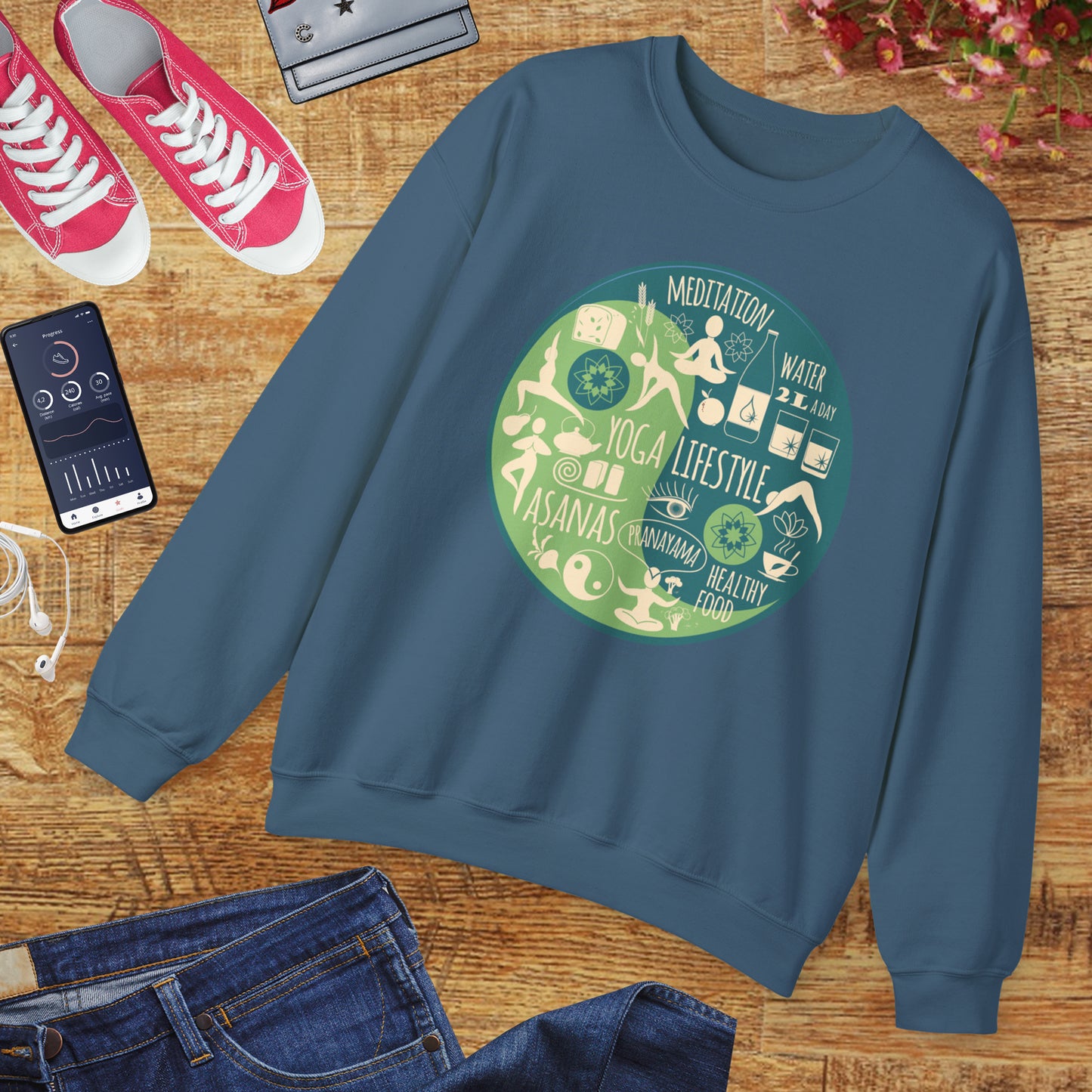 🌀Align Within - Live the Yoga Way Crewneck Sweatshirt