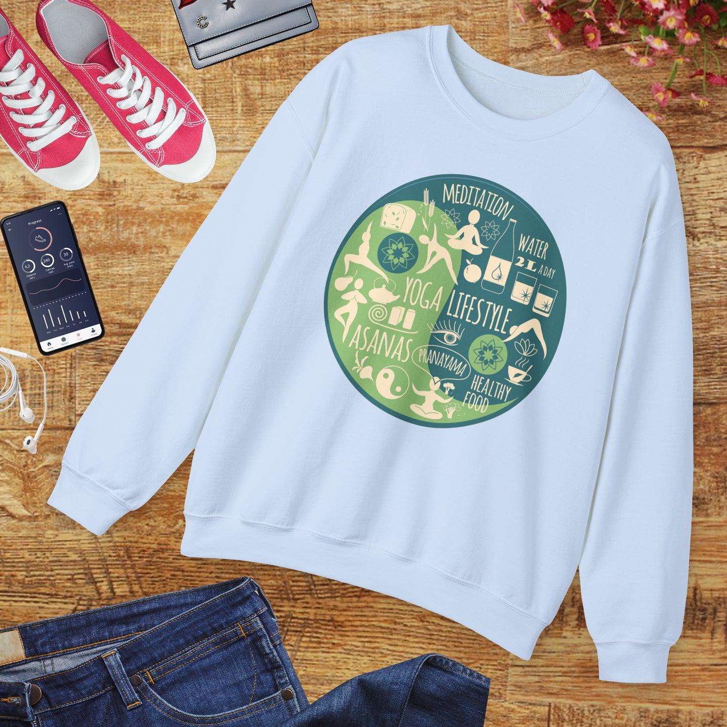 🌀Align Within - Live the Yoga Way Crewneck Sweatshirt