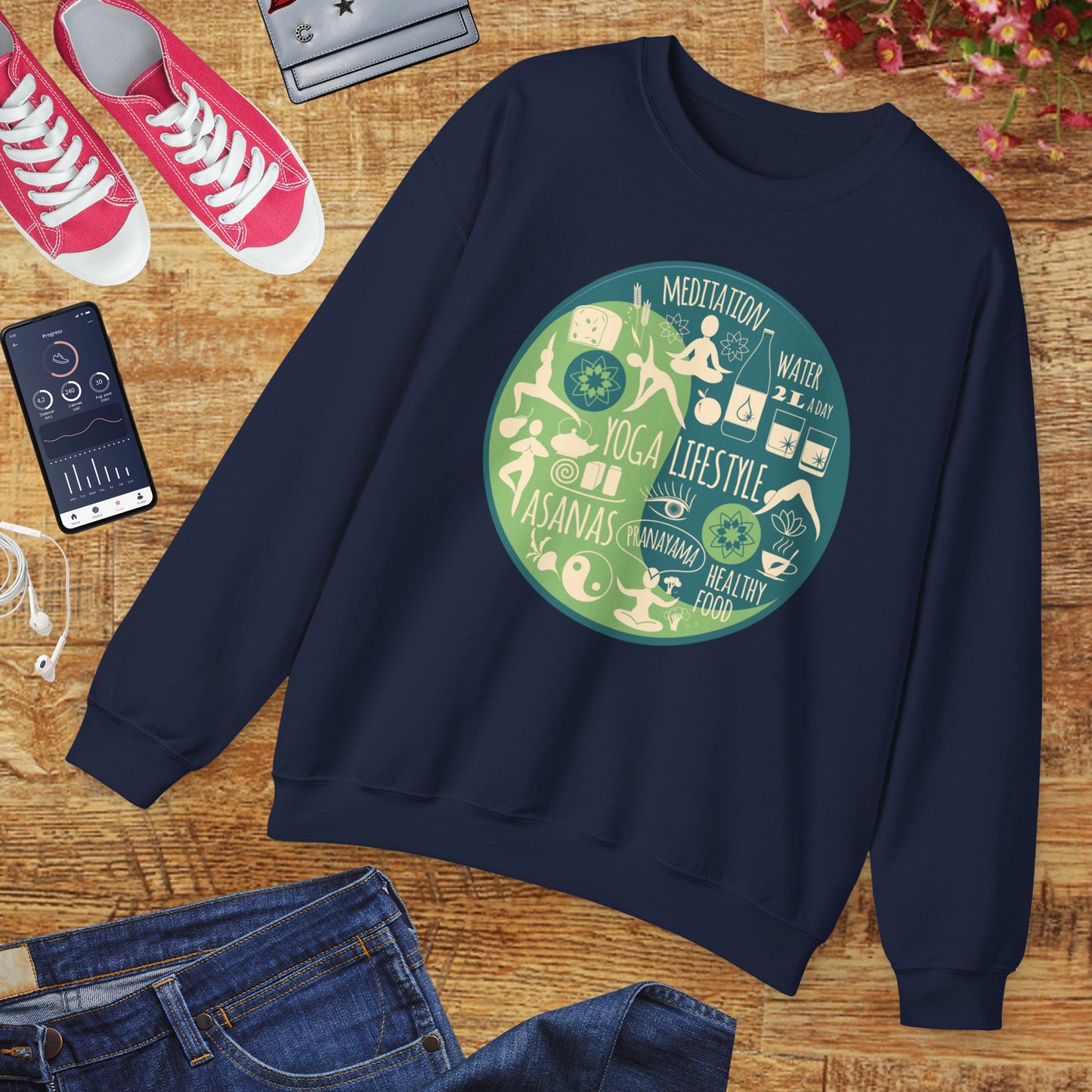 🌀Align Within - Live the Yoga Way Crewneck Sweatshirt