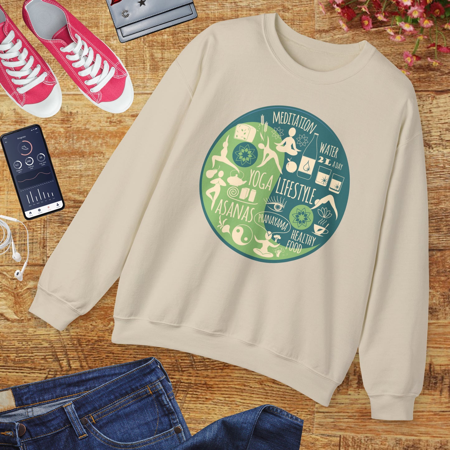 🌀Align Within - Live the Yoga Way Crewneck Sweatshirt
