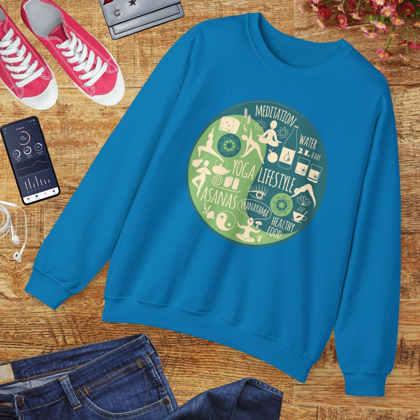 🌀Align Within - Live the Yoga Way Crewneck Sweatshirt