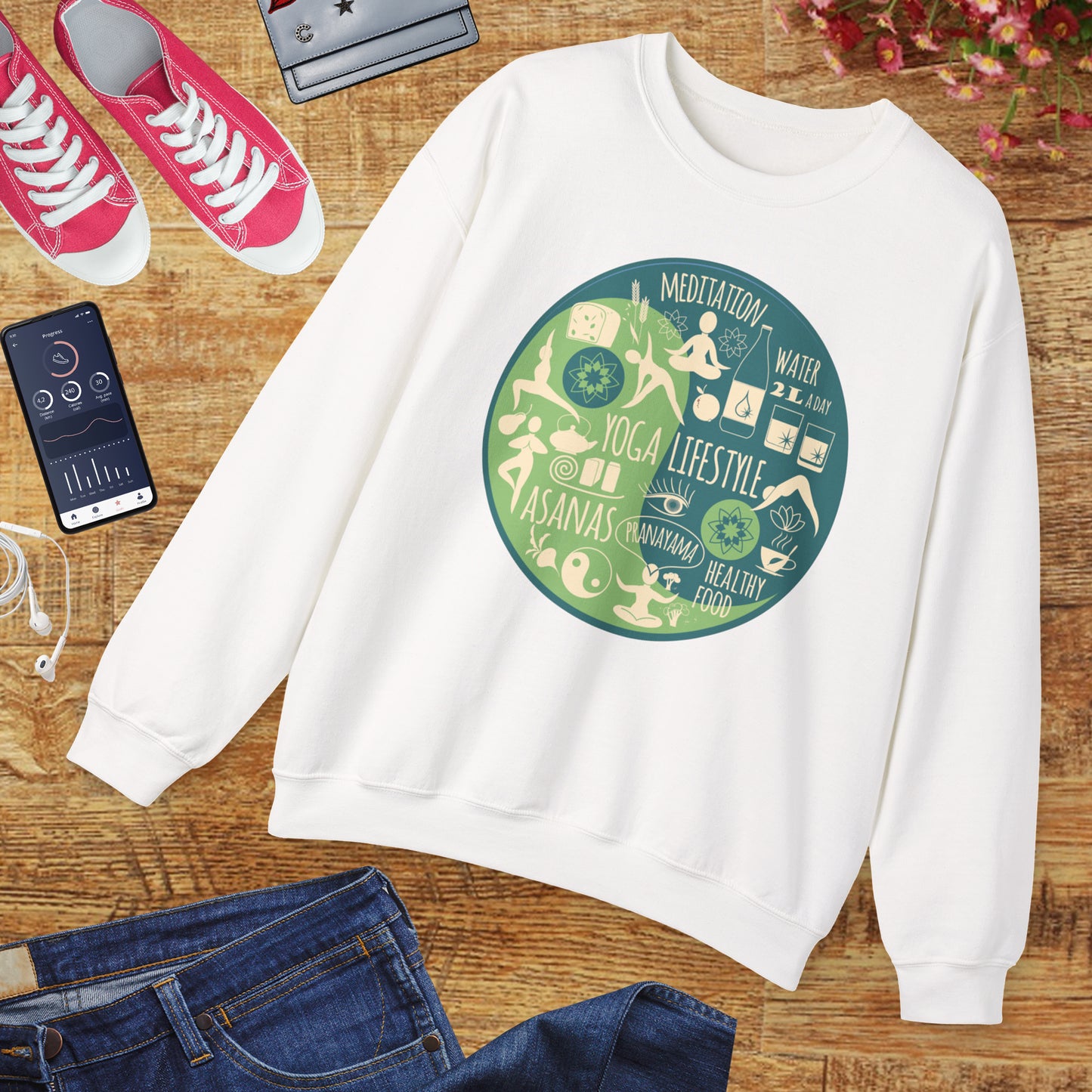 🌀Align Within - Live the Yoga Way Crewneck Sweatshirt