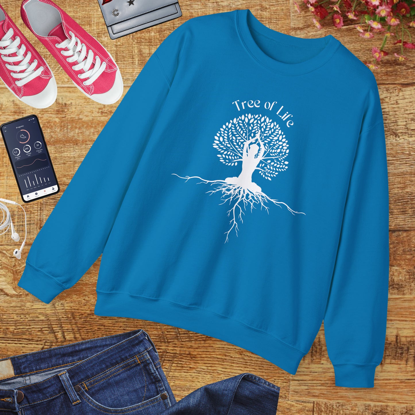 🌳🧘♀️Rooted in Balance Crewneck Sweatshirt