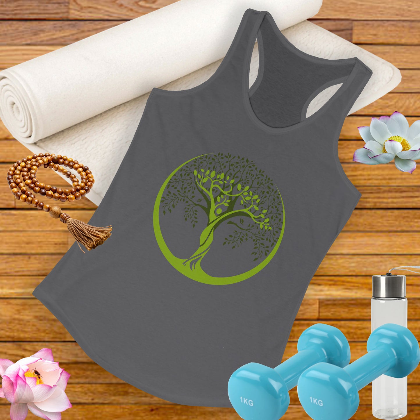 Embodied Growth Racerback Tank - Tree of Life, Tree of You
