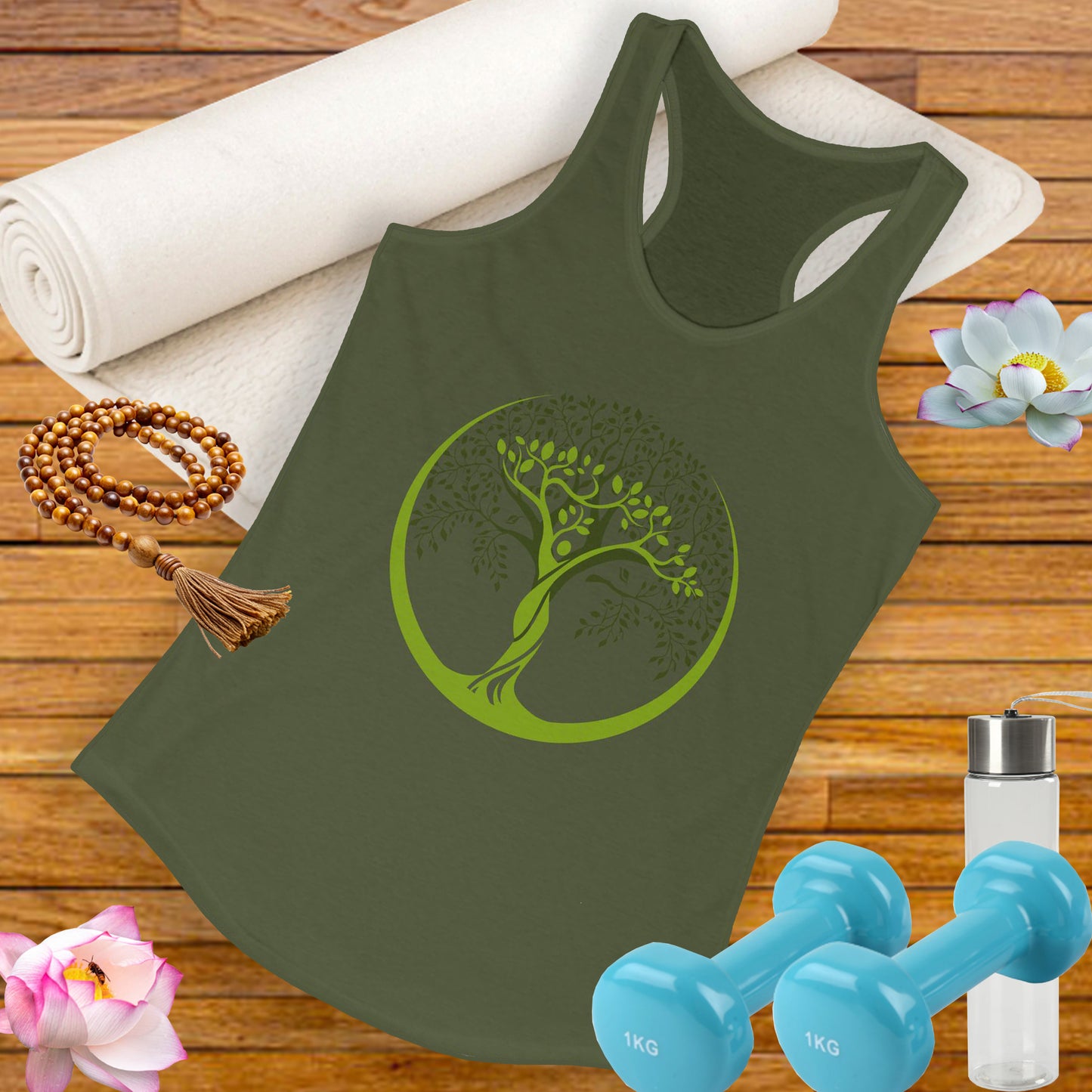 Embodied Growth Racerback Tank - Tree of Life, Tree of You