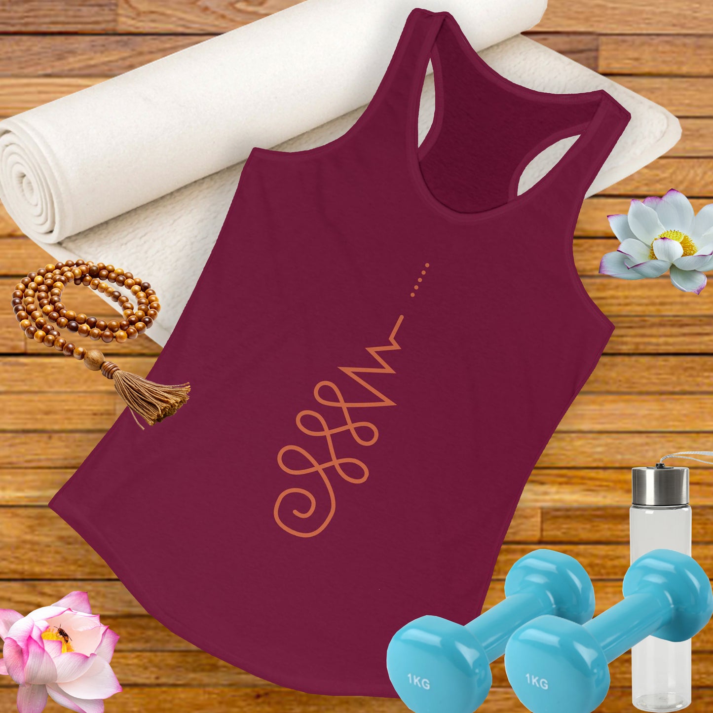Awaken Energy Racerback Tank – Flow with Inner Power