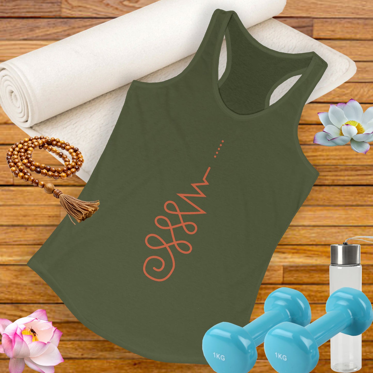 Awaken Energy Racerback Tank – Flow with Inner Power