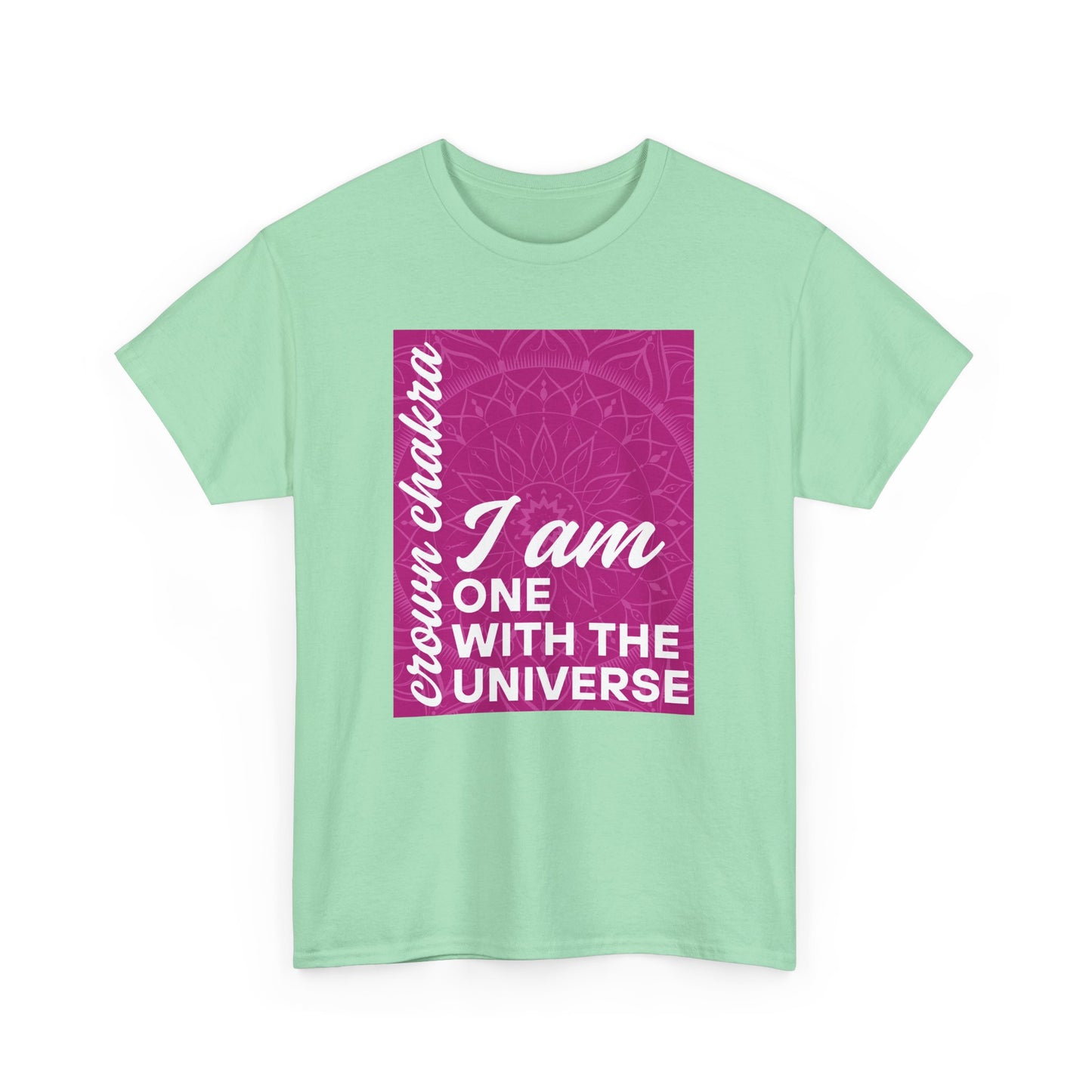 👑Cosmic Unity Heavy Cotton Tee - I Am One with the Universe