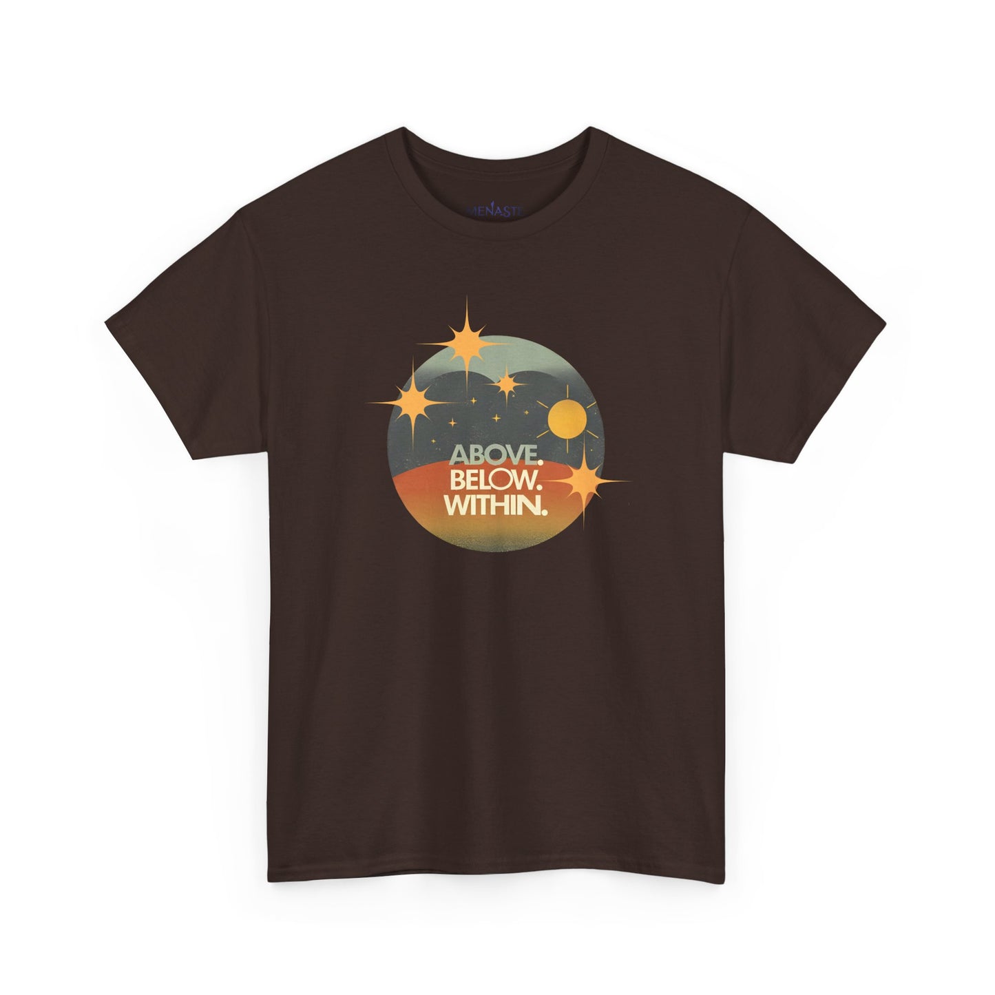 🌄 “Above. Below. Within.” — Menaste Presence Tee
