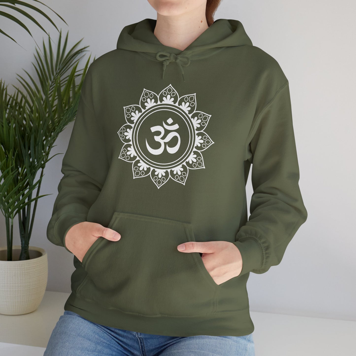 🕉️Tranquil Om Mandala Hoodie🌿✨
