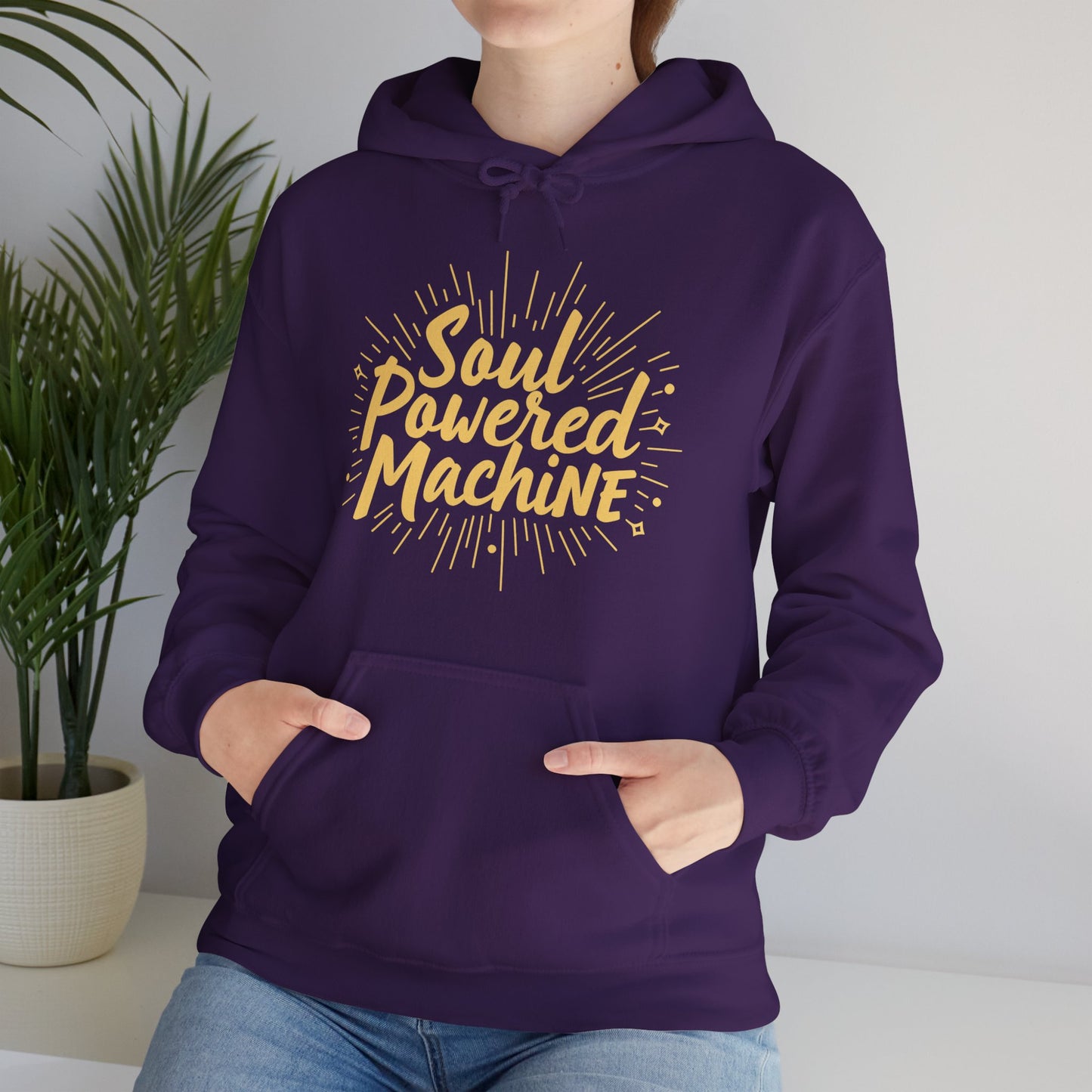 ⚡SOUL POWERED MACHINE Hoodie — Spirit in Motion, Power in Presence🔥💪
