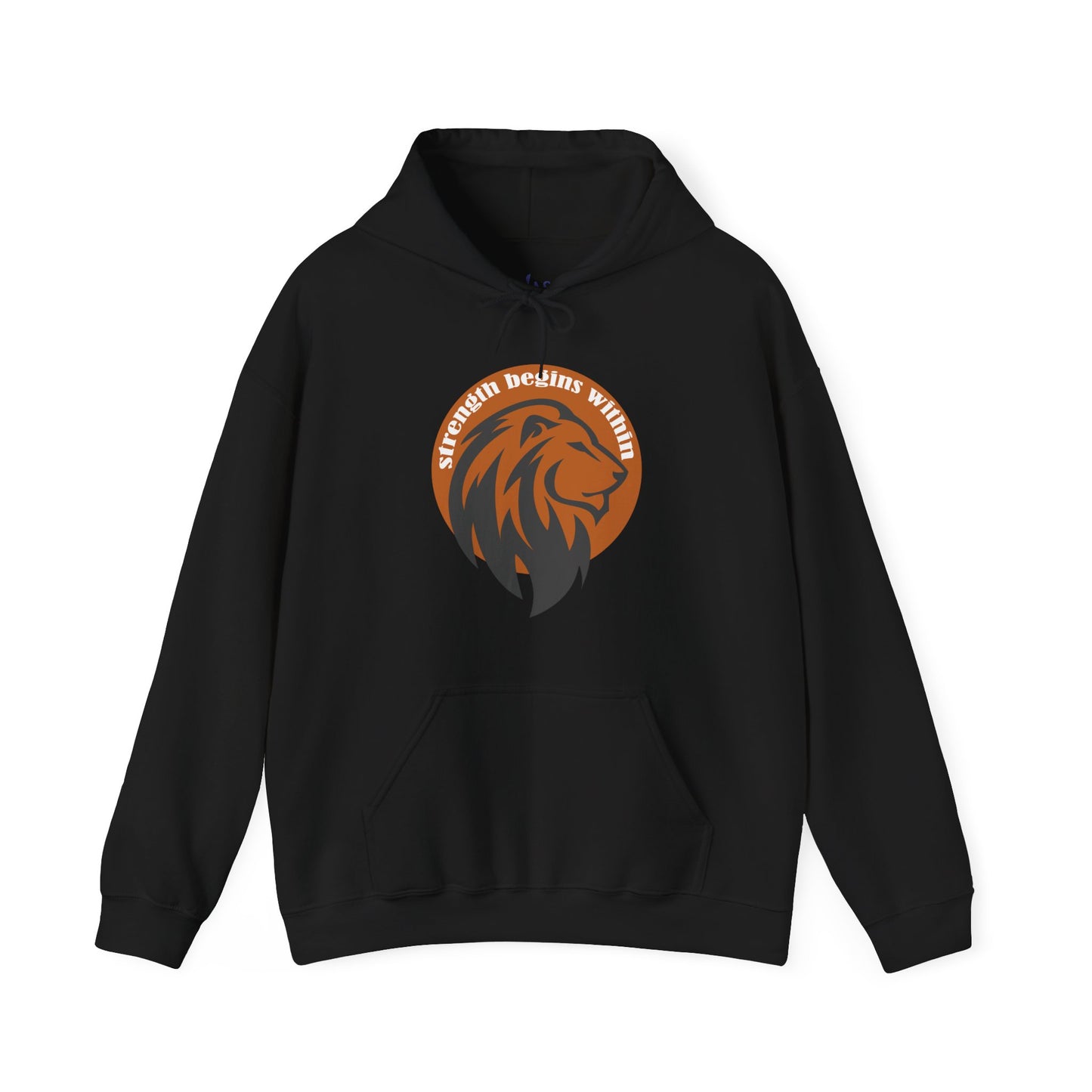 🔥🦁 “Strength Begins Within” — Menaste Lion Sigil Hoodie