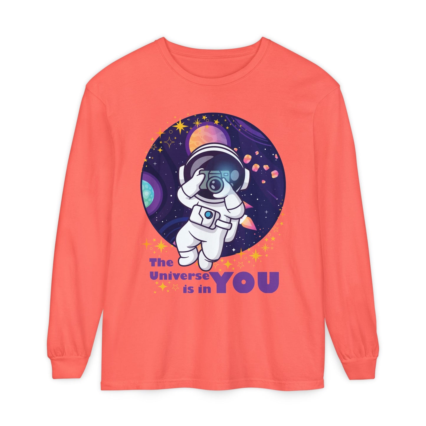 🌌The Universe Is in You - Cosmic Long Sleeve Tee