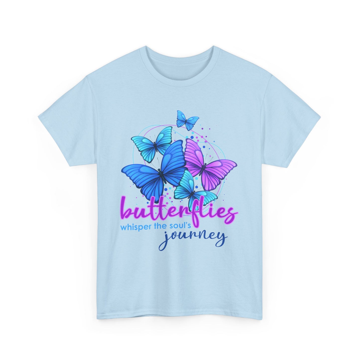 🦋Whisperflight Heavy Cotton Tee - Guided by Grace, Carried by Wings