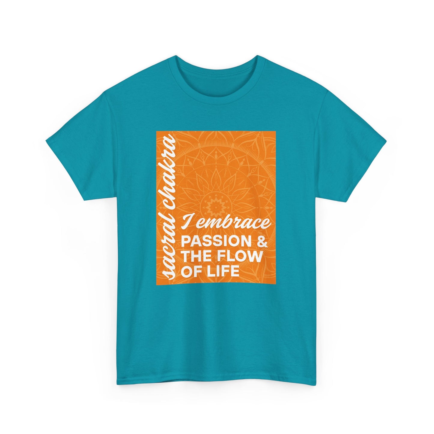 🧡Flow of Passion Heavy Cotton Tee - Embrace Your Creativity
