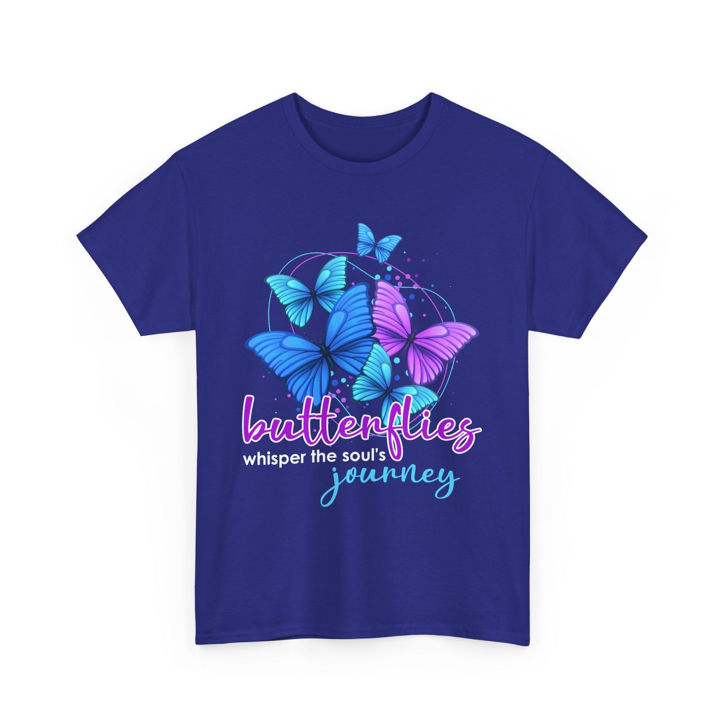 🦋Whisperflight Heavy Cotton Tee - Guided by Grace, Carried by Wings