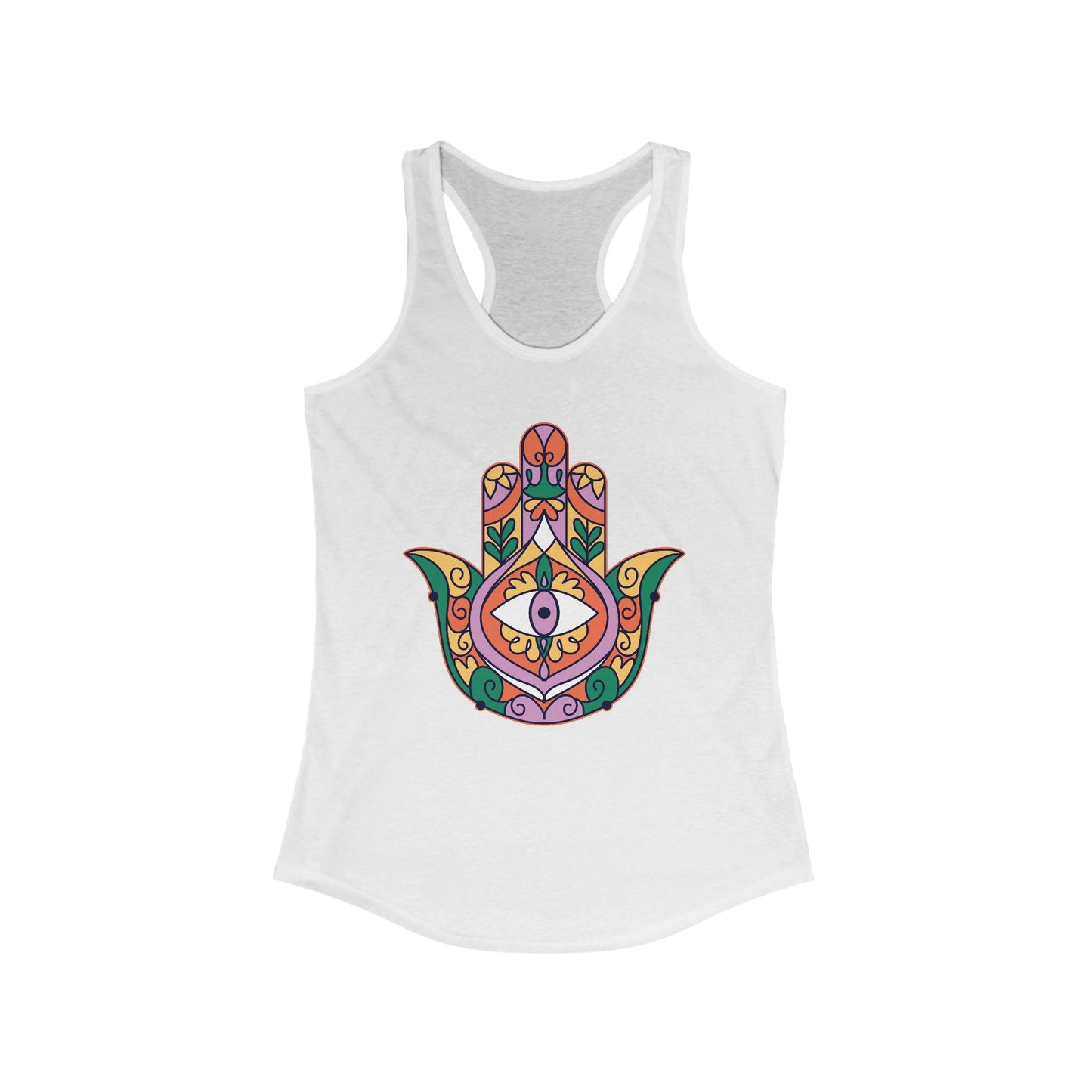 Hand of Fatima Tank top - BOHO Protection & Feminine Power - Women's Spiritual Apparel