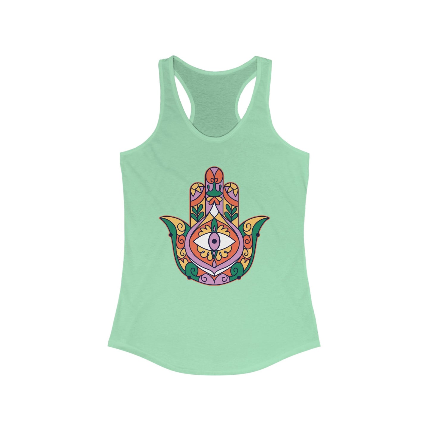 Hand of Fatima Tank top - BOHO Protection & Feminine Power - Women's Spiritual Apparel
