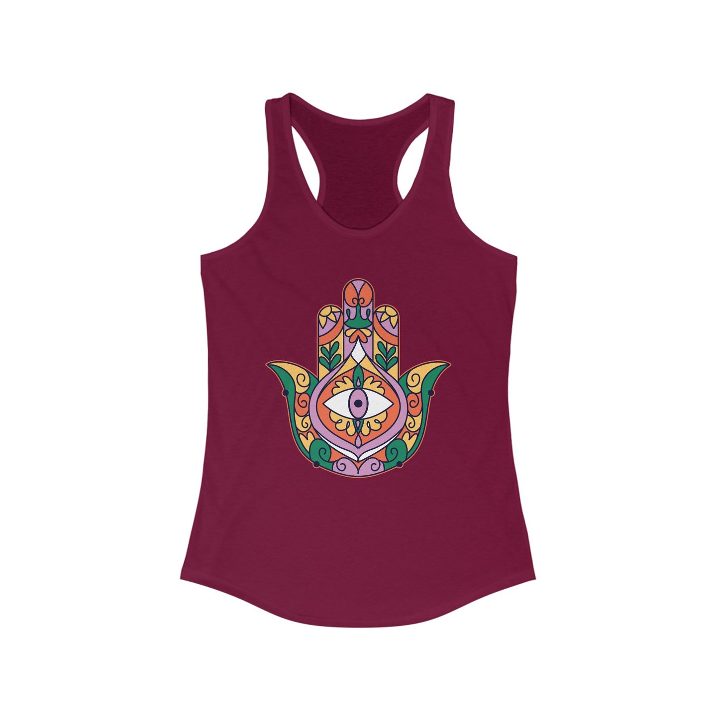 Hand of Fatima Tank top - BOHO Protection & Feminine Power - Women's Spiritual Apparel