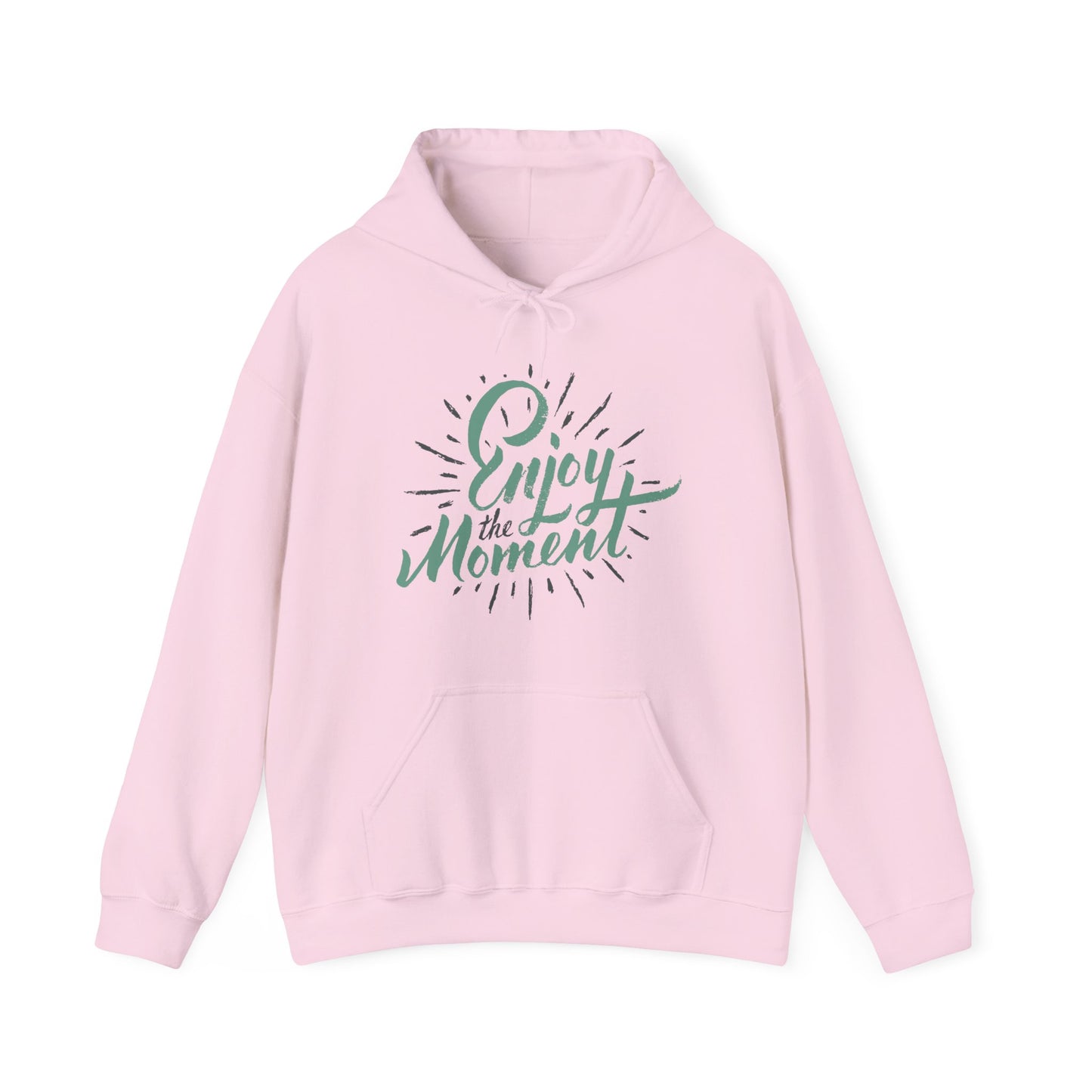 ✨Enjoy the Moment Hoodie – Mindful Living, Spiritual Comfort🌿🕊️✨