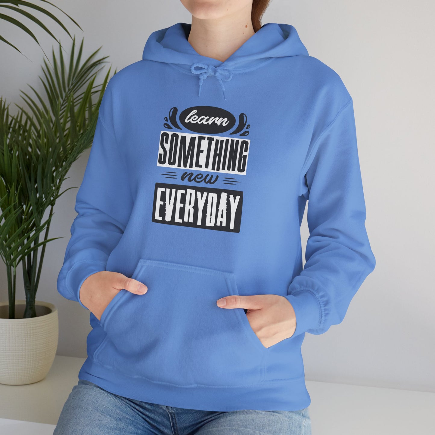 📚Learn Something New Every Day Hoodie – Spiritual Growth & Mindful Living Unisex Hoodie🌿