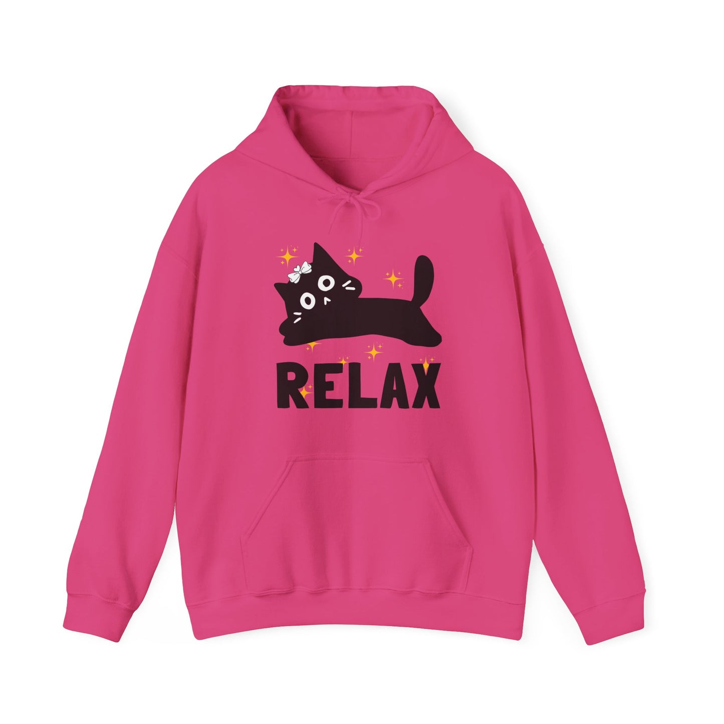 🐱Relax Hoodie — Trust the Divine, Live Like a Cat: Stay In the Moment✨🌿