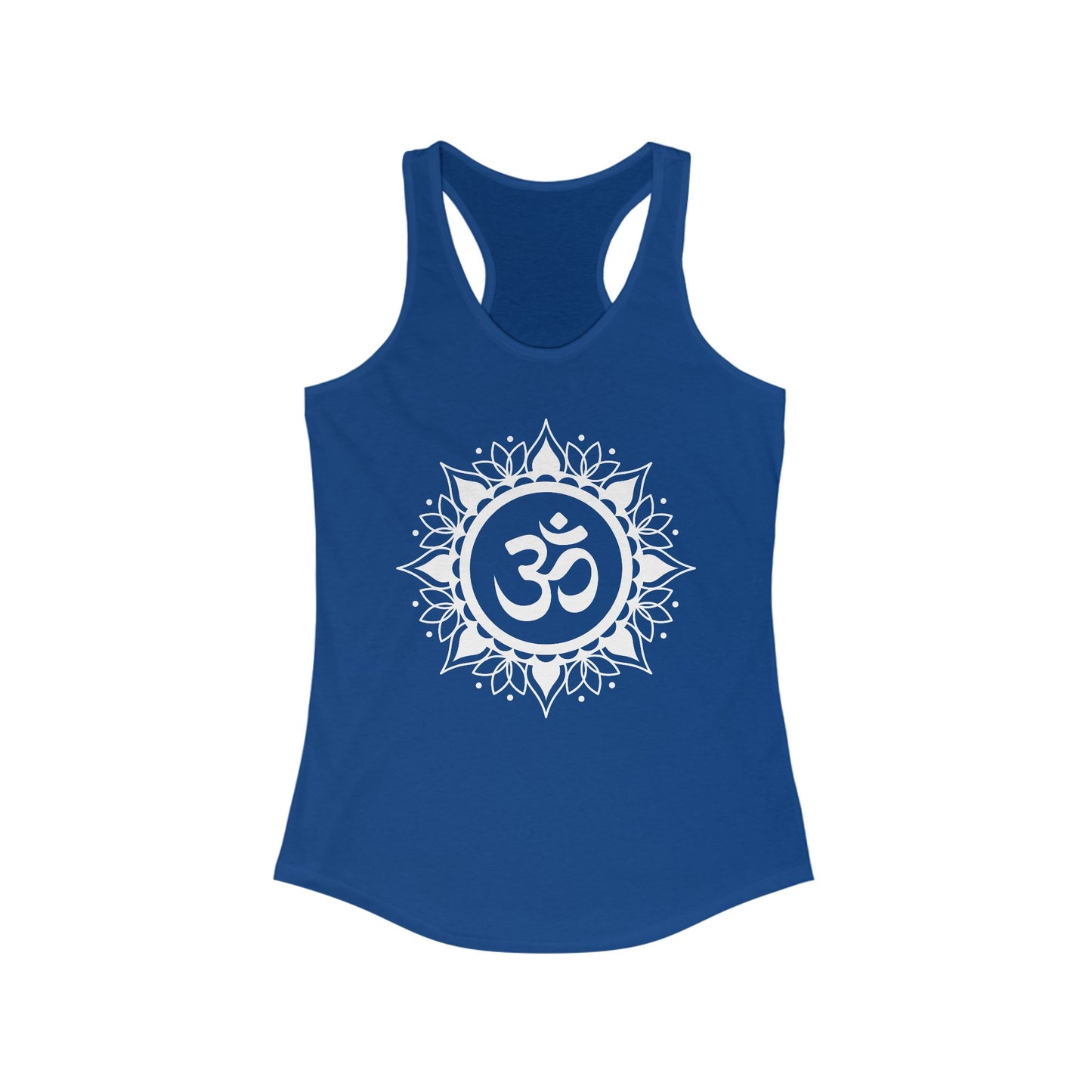 "OM" Mandala Tank - Center Yourself in Style - Women's Racerback Tank