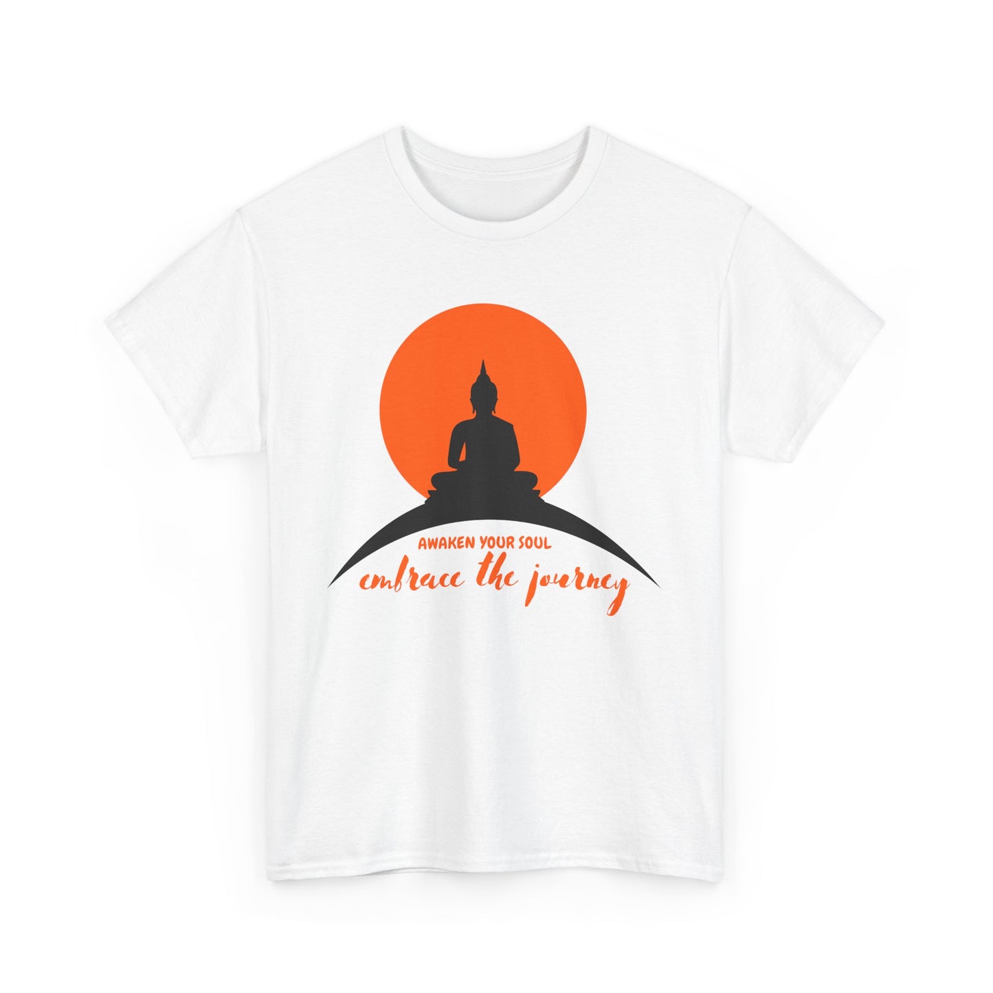 "Awaken Your Soul, Embrace Your Journey" Heavy Cotton Tee