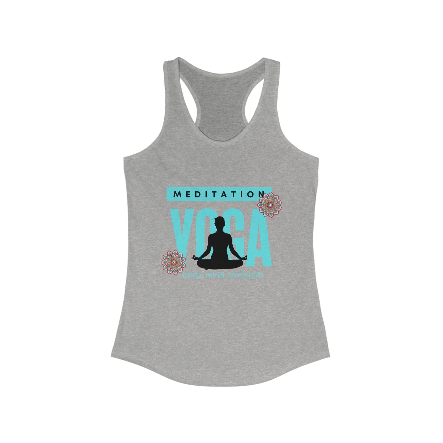 Mind-Body-Spirit Harmony Tank - Women’s Racerback for Yoga & Wellness
