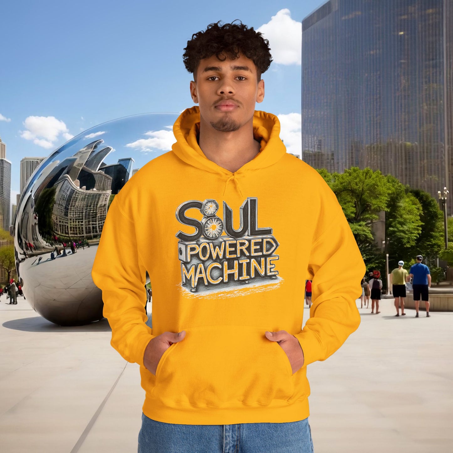 ⚙️ Menaste “Soul Powered Machine” Hoodie