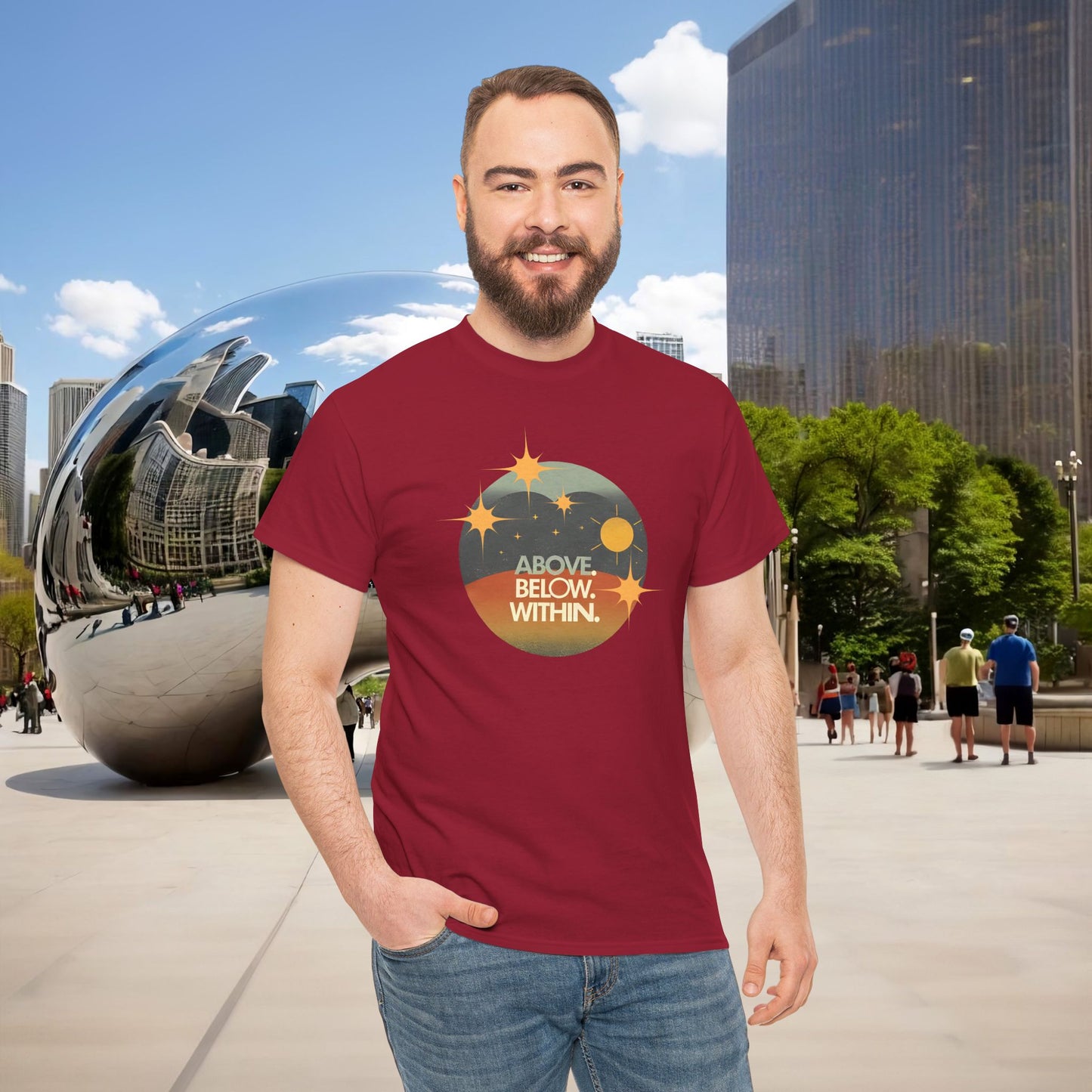 🌄 “Above. Below. Within.” — Menaste Presence Tee