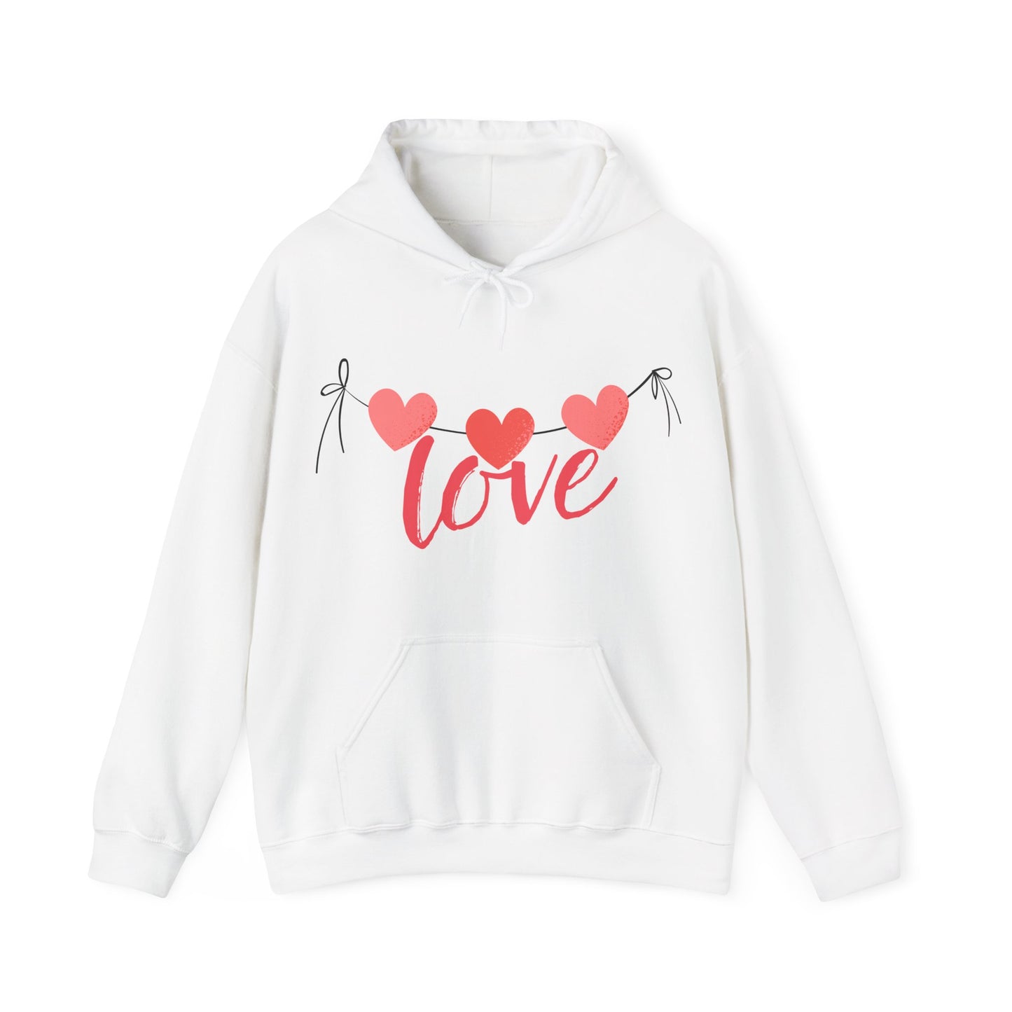Three hearts, one message - Cozy Hoodie💗💗💗✨