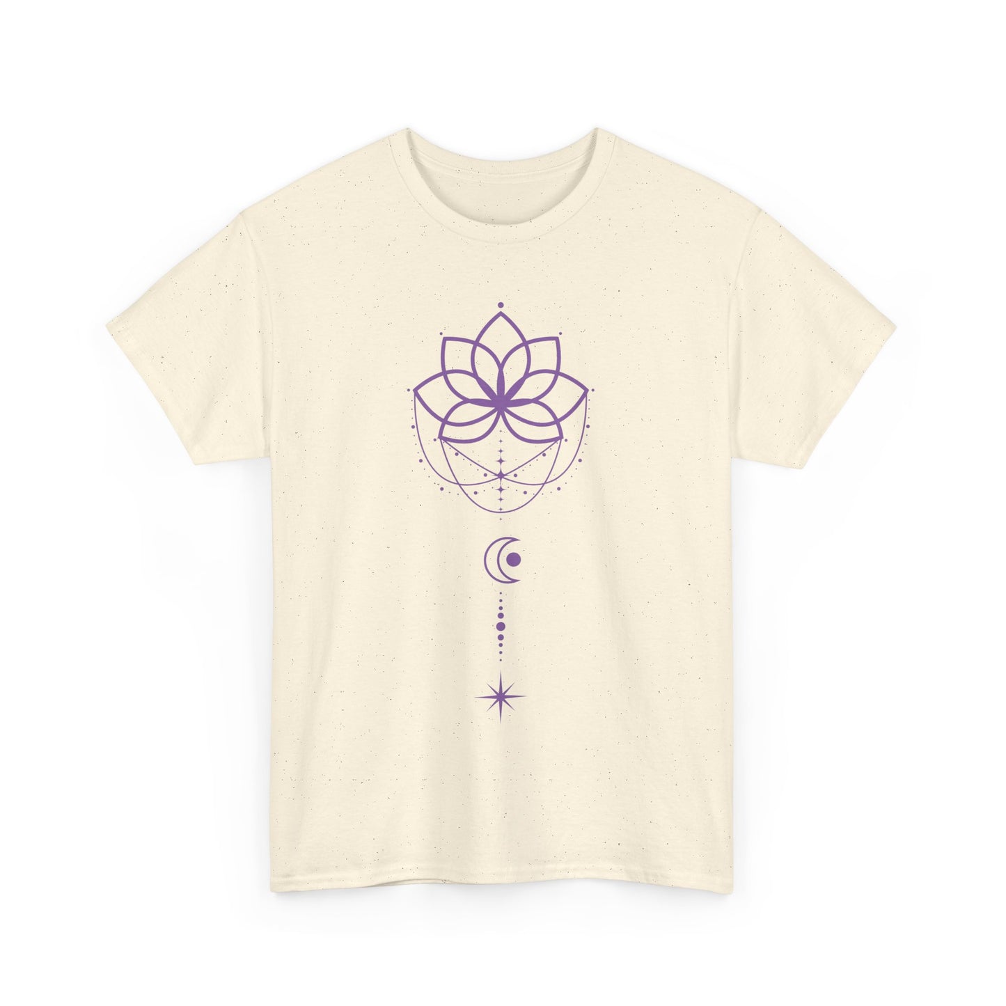 💜Celestial Grace Heavy Cotton Tee - Align with Light & Flow