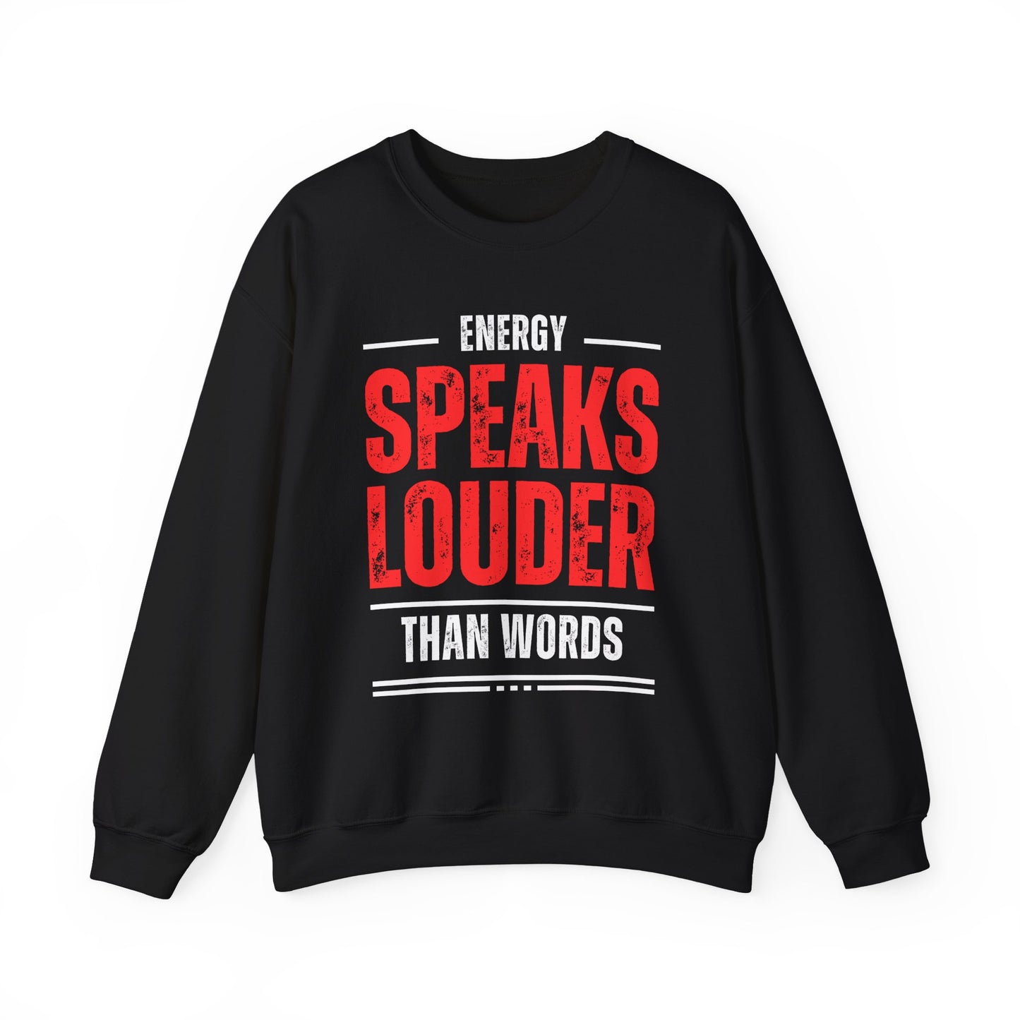 🔮Energy Speaks Louder - Vibrational Wisdom Crewneck Sweatshirt