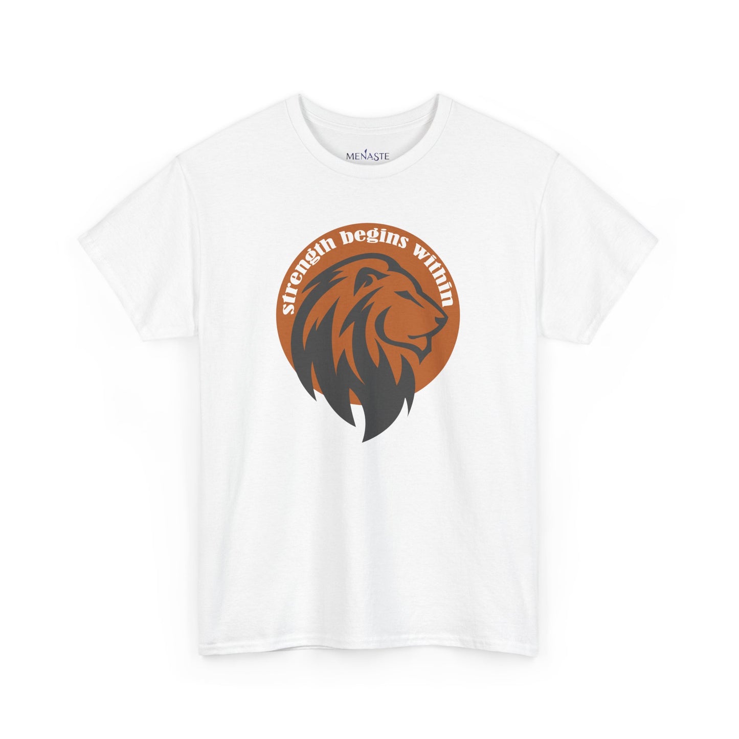 🔥🦁 “Strength Begins Within” — Menaste Lion Sigil Tee