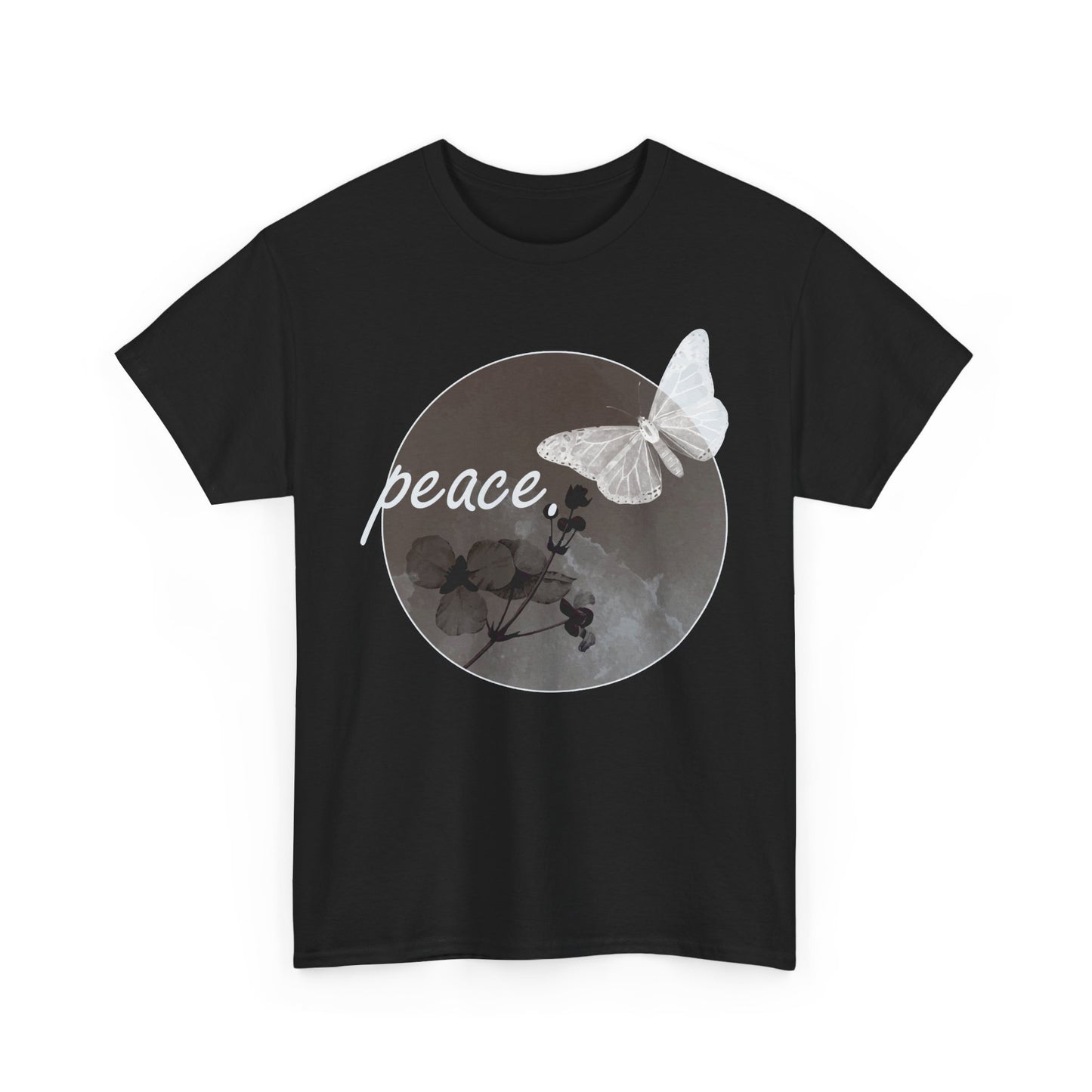 Peace Within Heavy Cotton Tee - Grace in Stillness